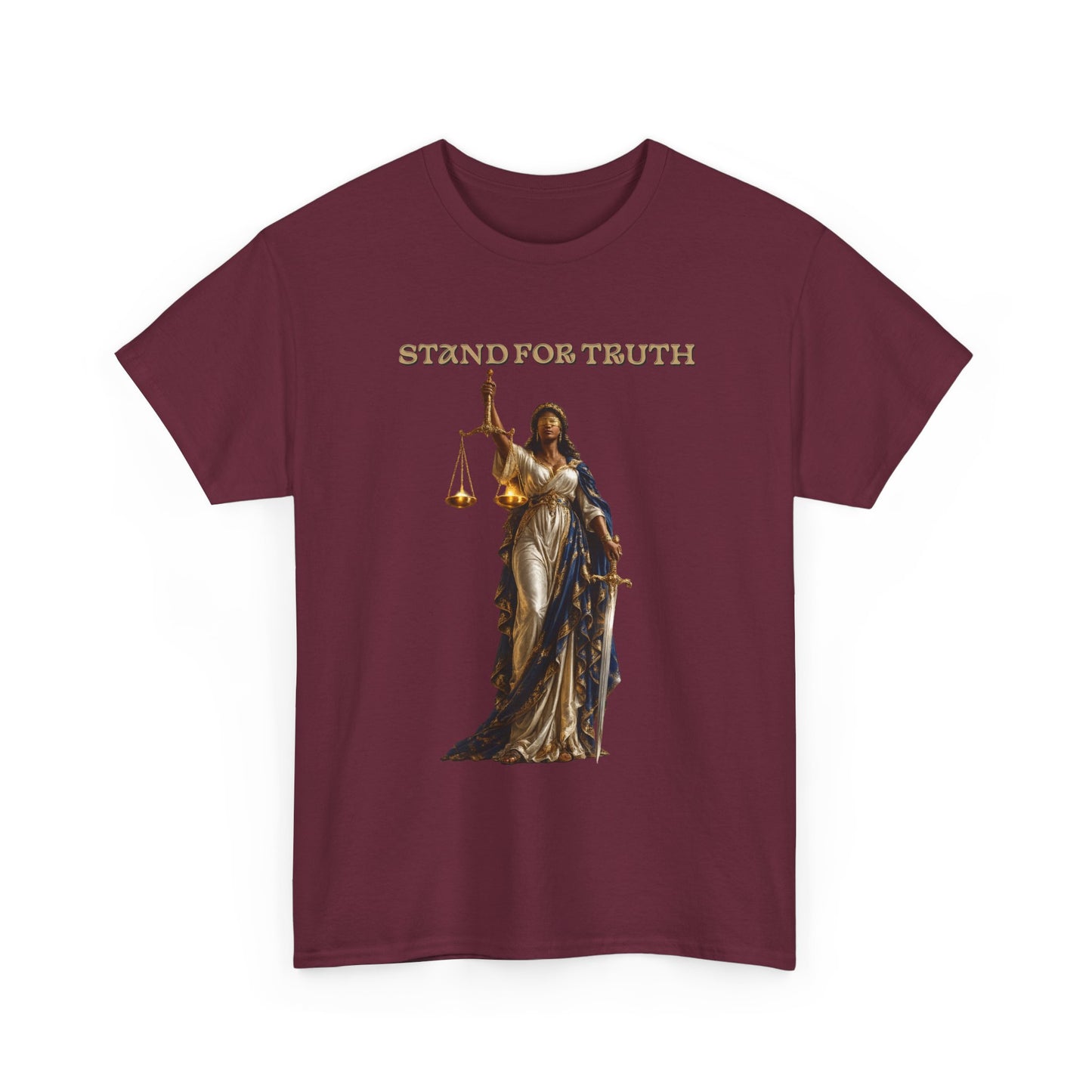 Lady of Justice T-Shirt | Justice Is Truth in Action™ | Scales of Justice Graphic Tee