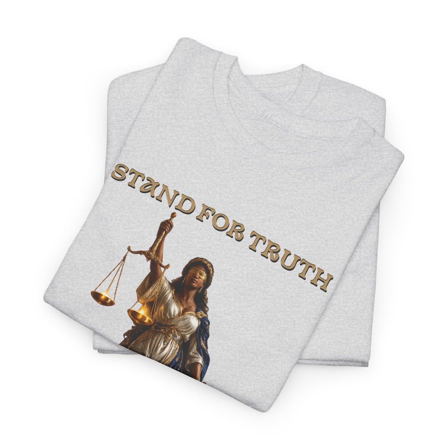 Lady of Justice T-Shirt | Justice Is Truth in Action™ | Scales of Justice Graphic Tee