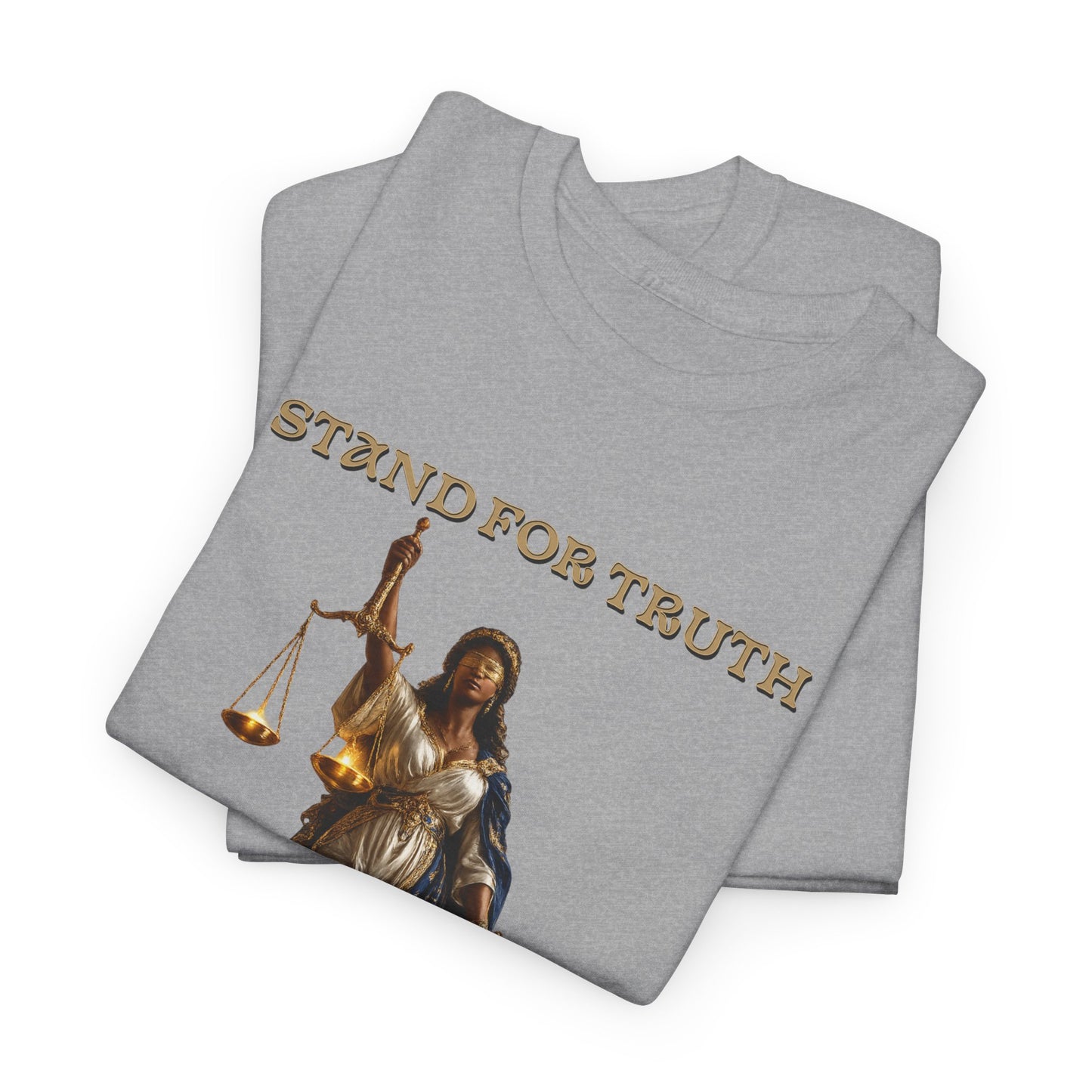Lady of Justice T-Shirt | Justice Is Truth in Action™ | Scales of Justice Graphic Tee