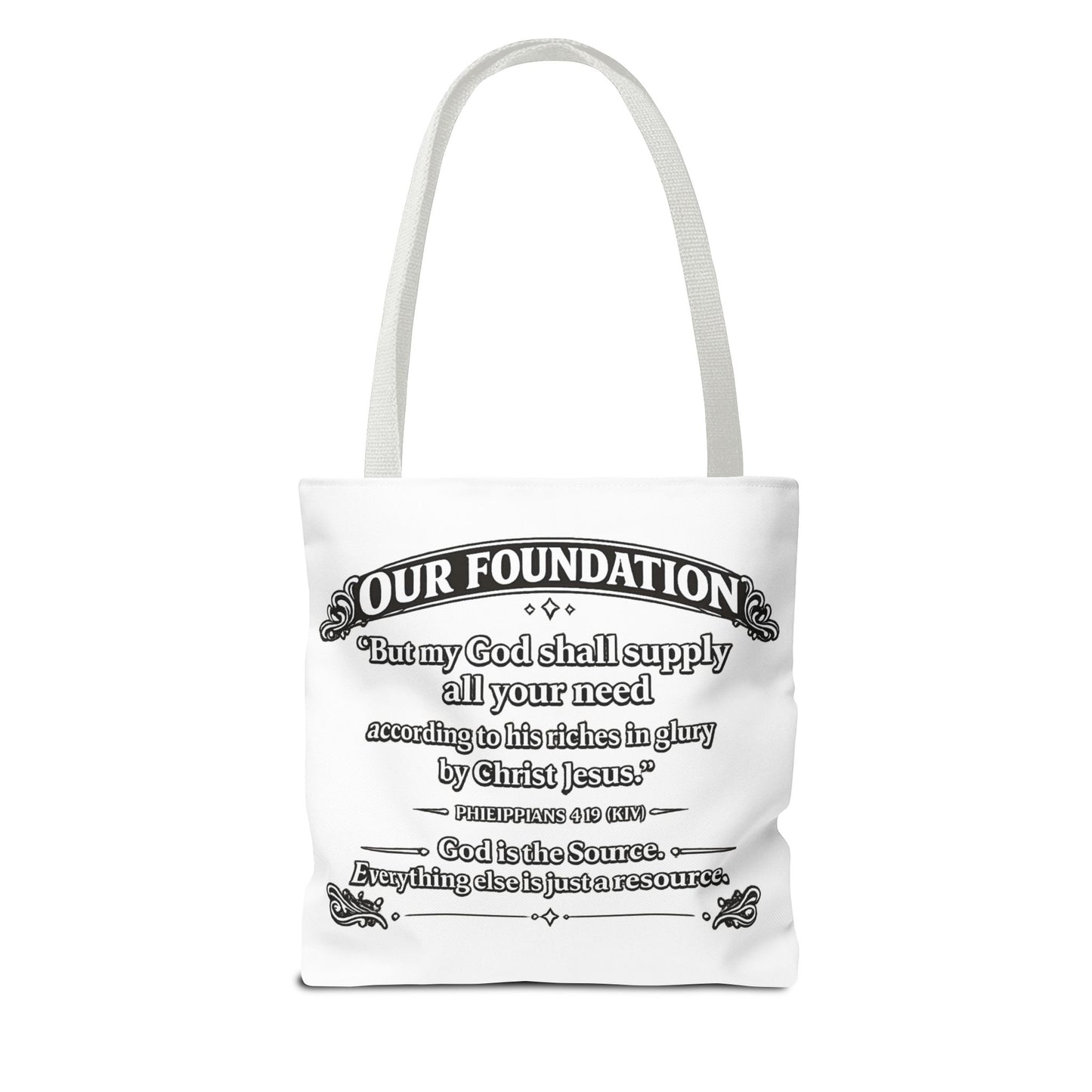 Level Up With God™ Personalized Kids Tote Bag — Upload Your Own Avatar