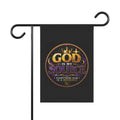 God Is My Source Garden Flag | Christian Yard Banner | Inspirational Outdoor Faith Decor | Double-Sided House Flag