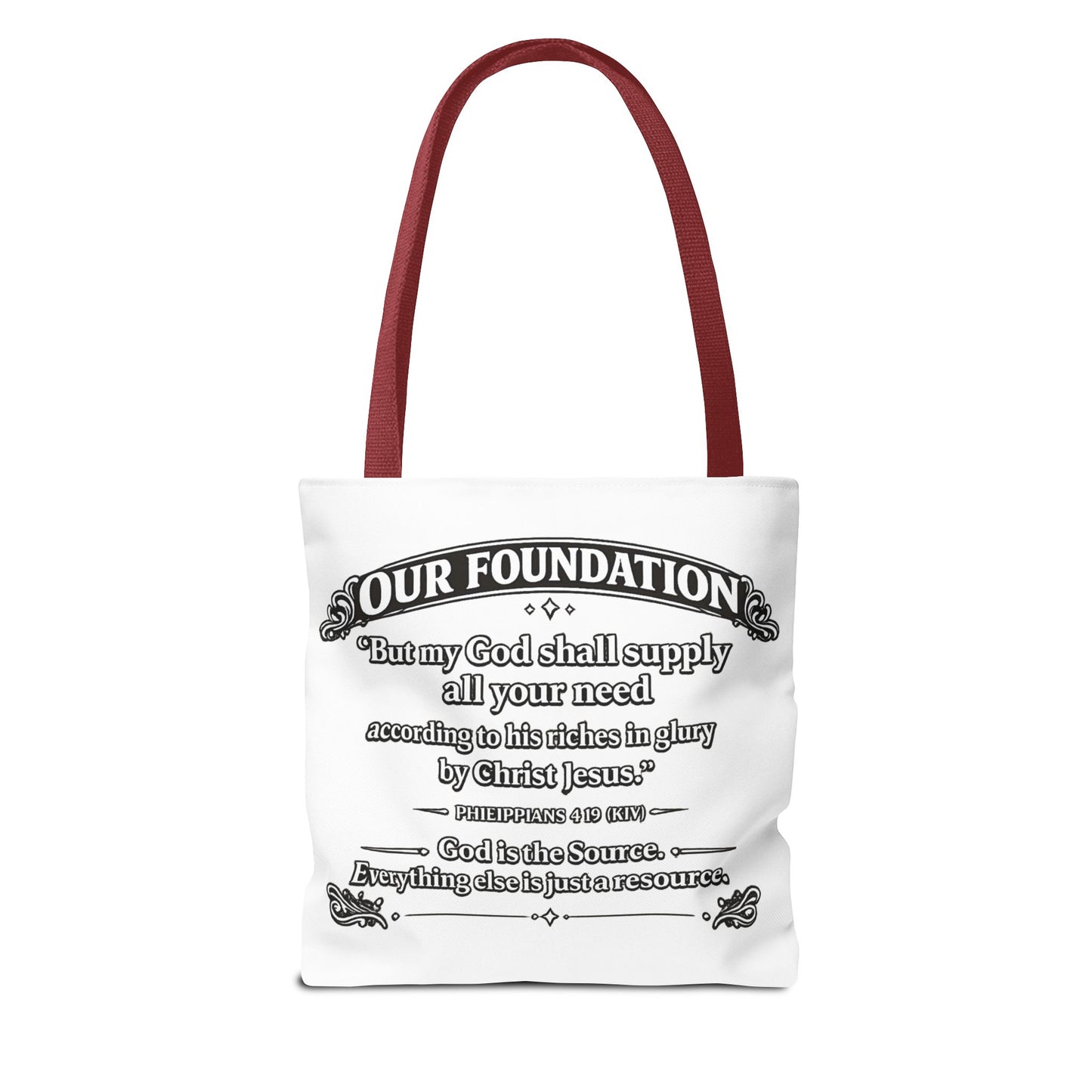 Level Up With God™ Personalized Kids Tote Bag — Upload Your Own Avatar