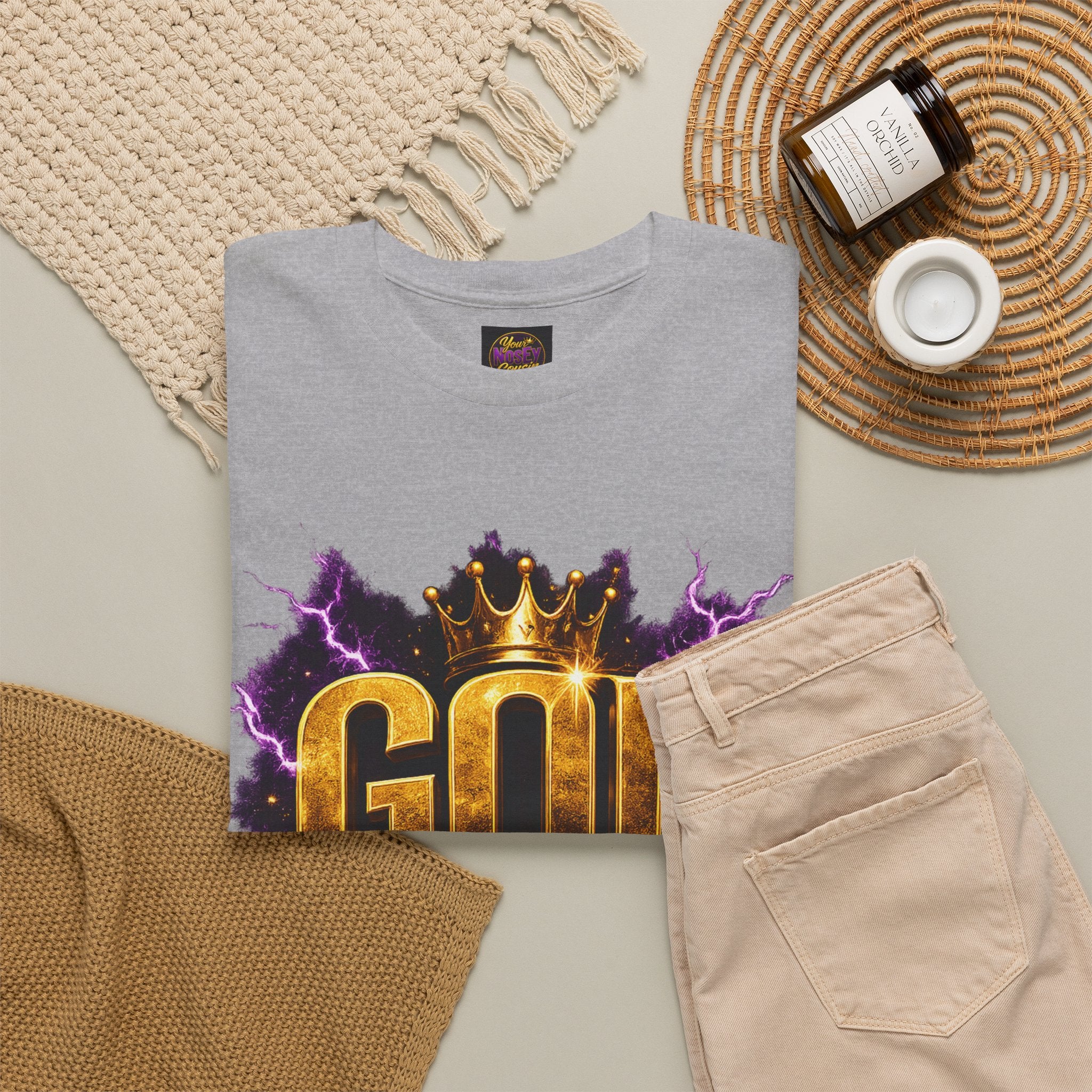 God Is My Source Christian T-Shirt | Philippians 4:19 Faith Graphic Tee