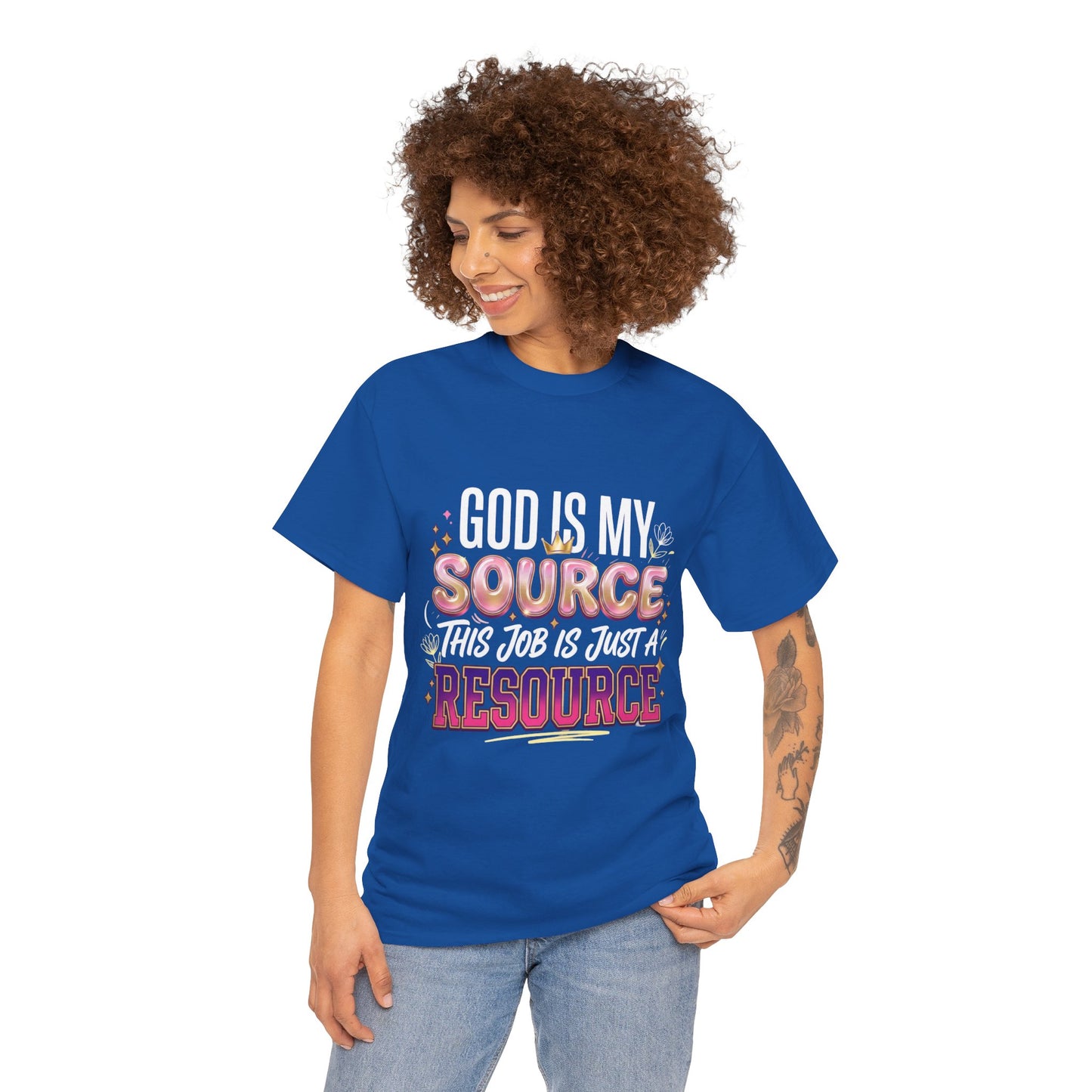 God Is My Source Tee | Inspirational Christian Shirt