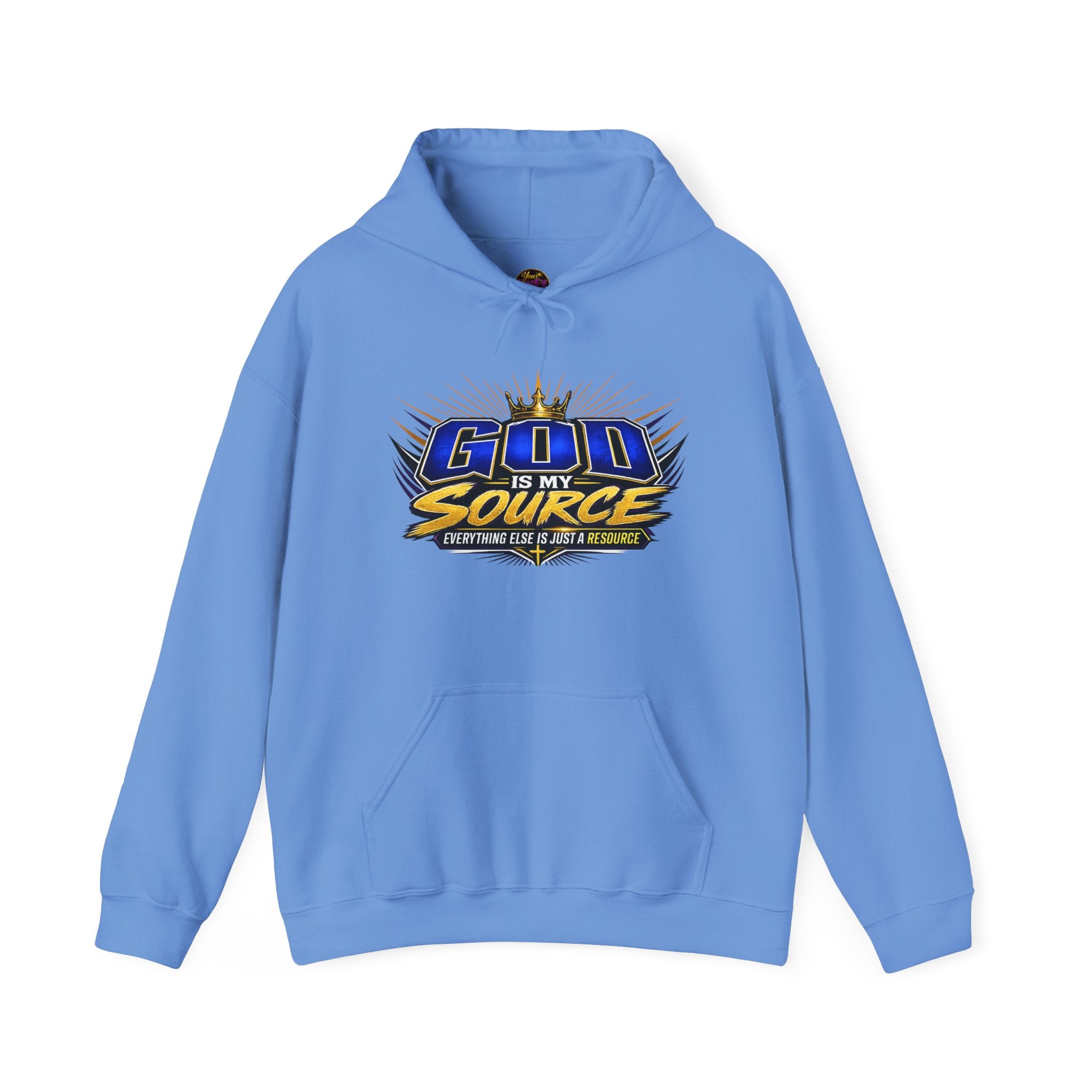 God Is My Source Christian Hoodie | Unisex Graphic Sweatshirt