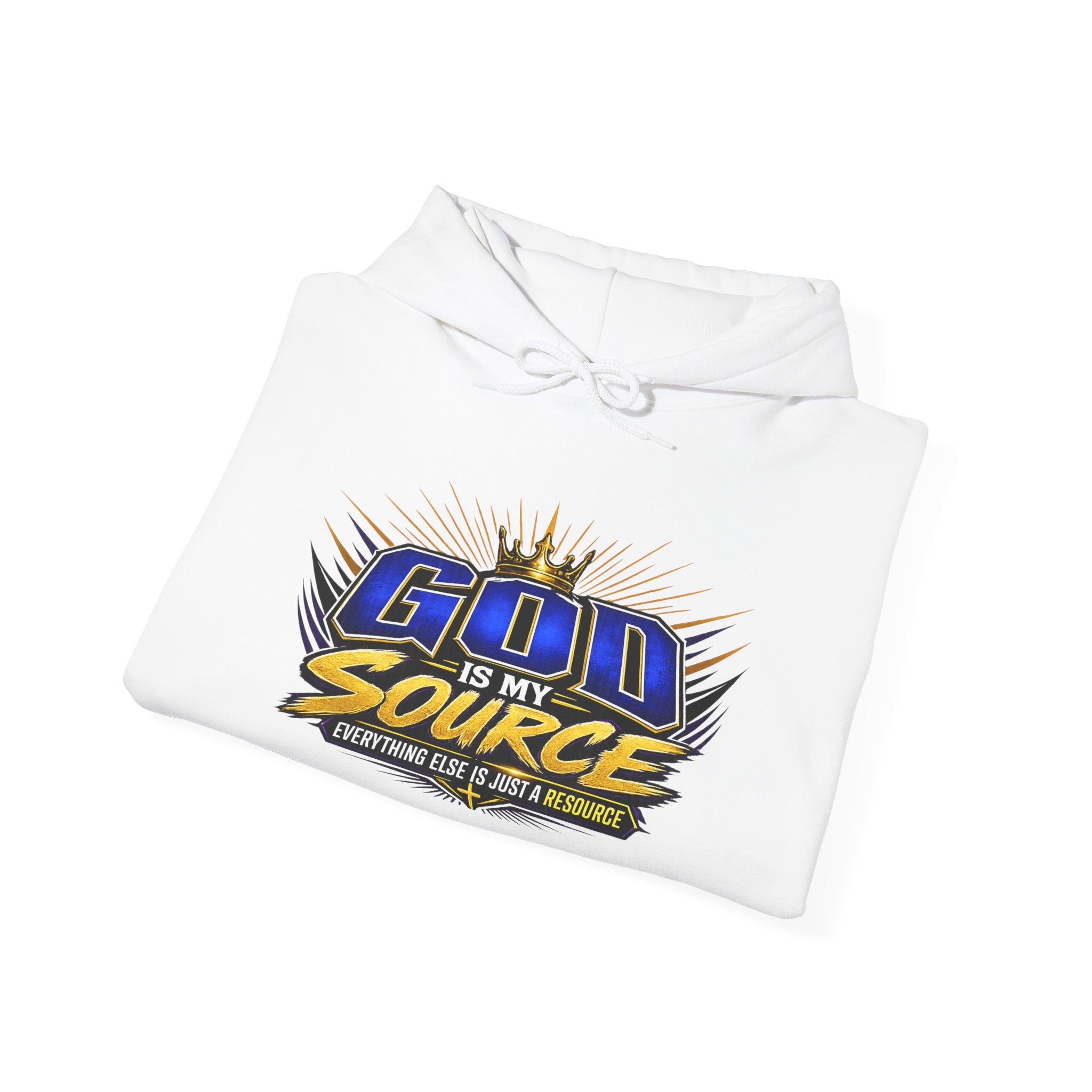 God Is My Source Christian Hoodie | Unisex Graphic Sweatshirt