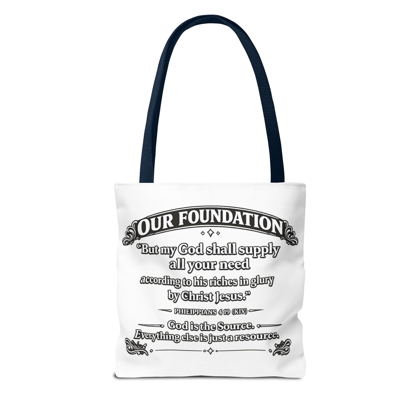 Level Up With God™ Personalized Kids Tote Bag — Upload Your Own Avatar