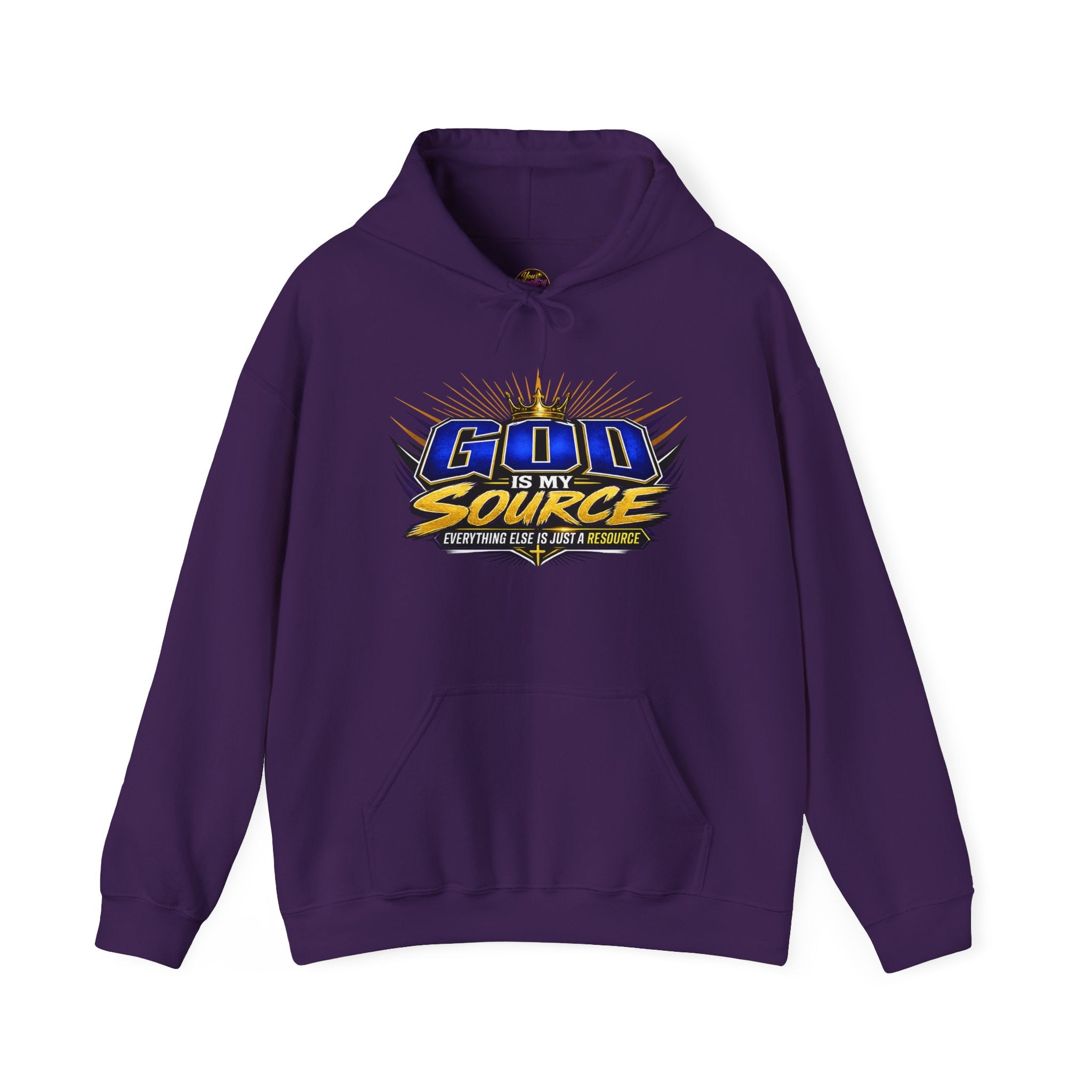 God Is My Source Christian Hoodie | Unisex Graphic Sweatshirt