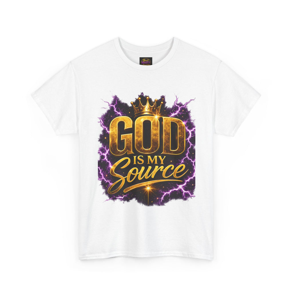 God Is My Source Christian T-Shirt | Philippians 4:19 Faith Graphic Tee
