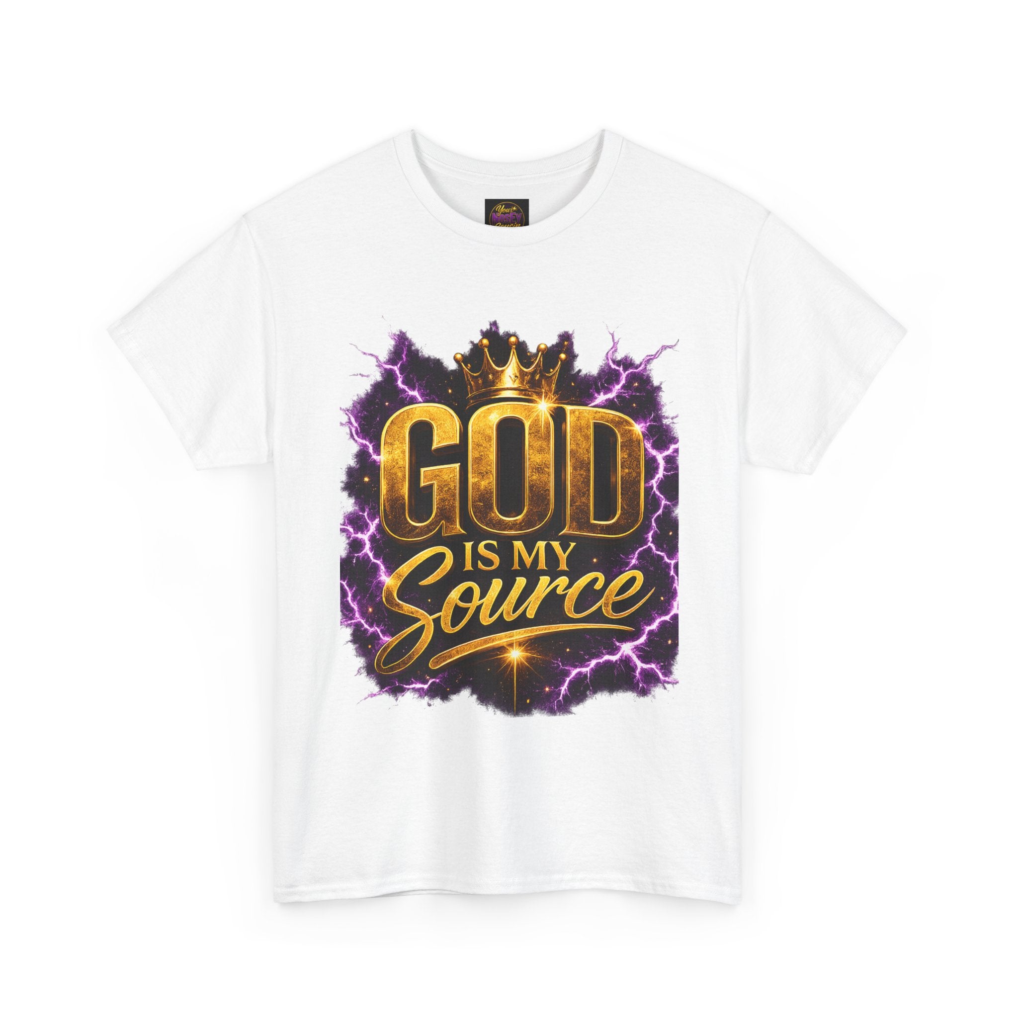 God Is My Source Christian T-Shirt | Philippians 4:19 Faith Graphic Tee