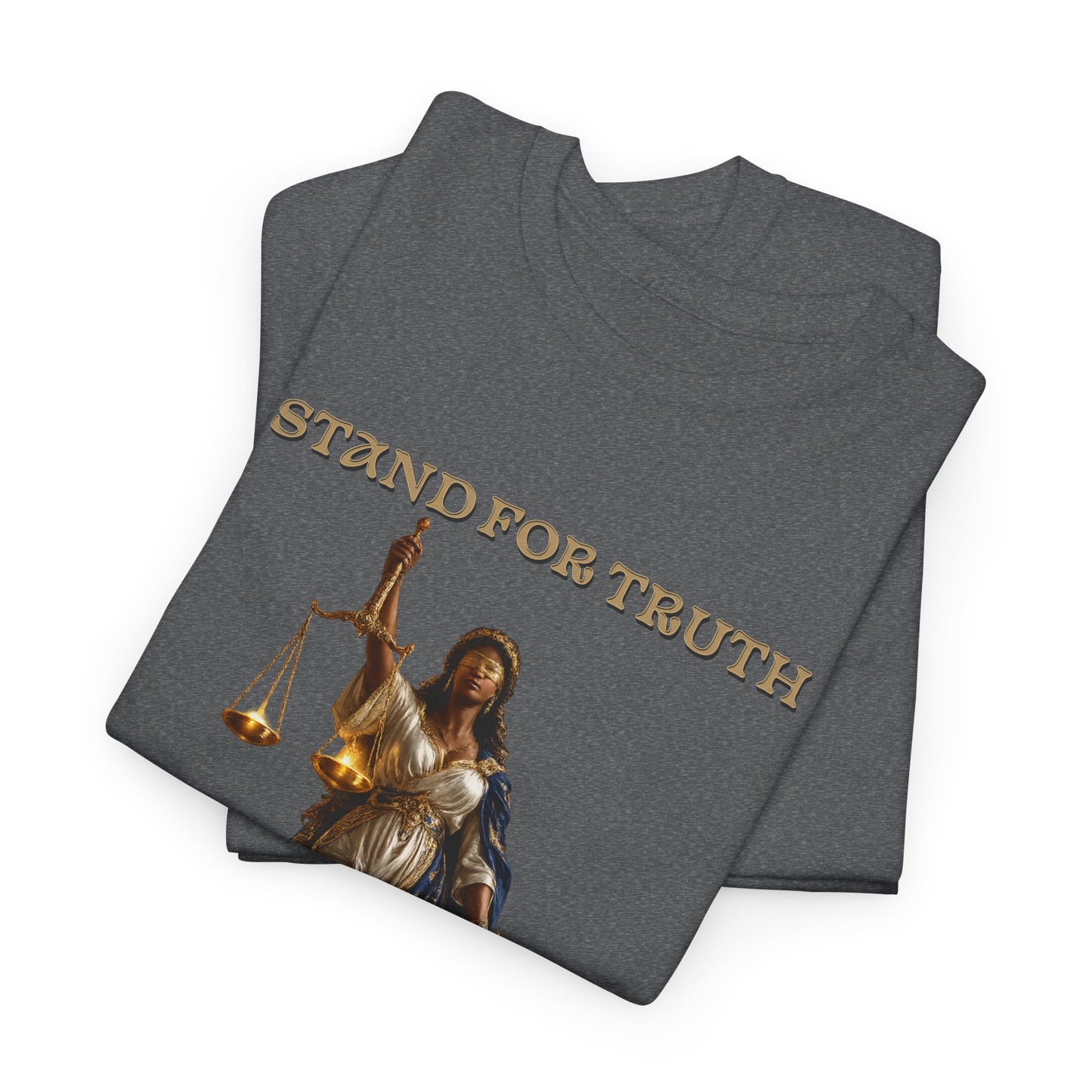 Lady of Justice T-Shirt | Justice Is Truth in Action™ | Scales of Justice Graphic Tee