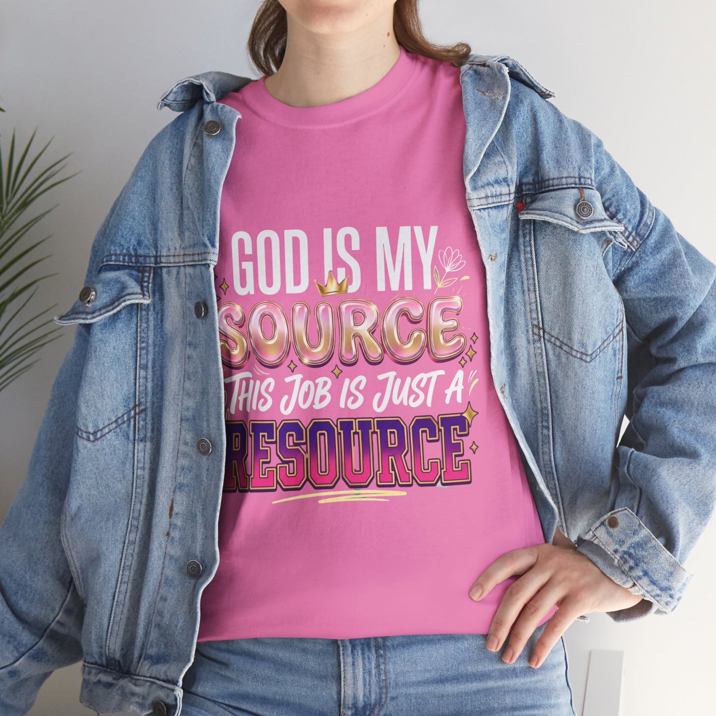 God Is My Source Tee | Inspirational Christian Shirt