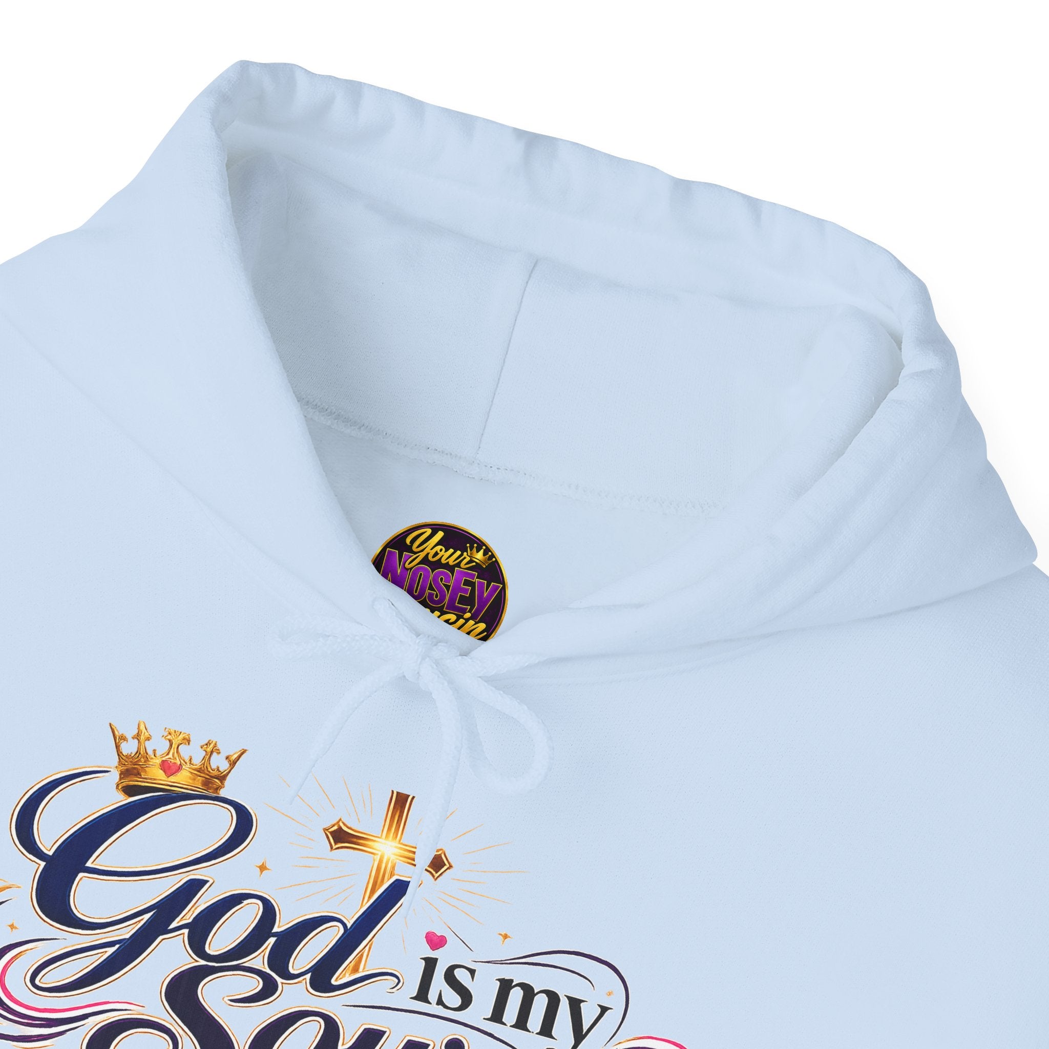 God Is My Source Hoodie | Christian Faith Sweatshirt | Inspirational Pullover