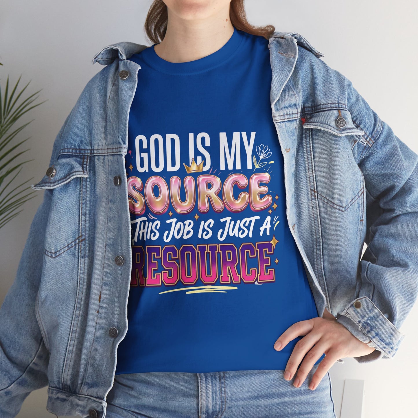 God Is My Source Tee | Inspirational Christian Shirt