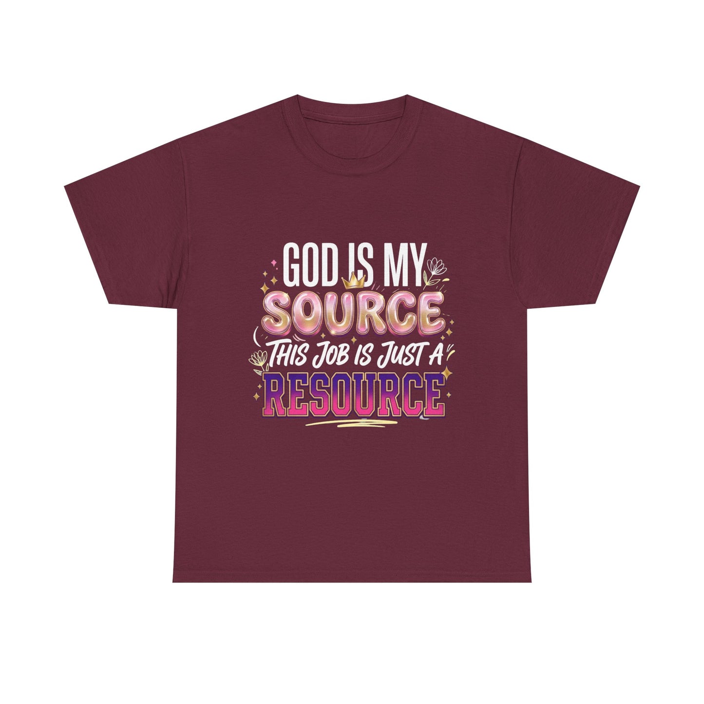God Is My Source Tee | Inspirational Christian Shirt