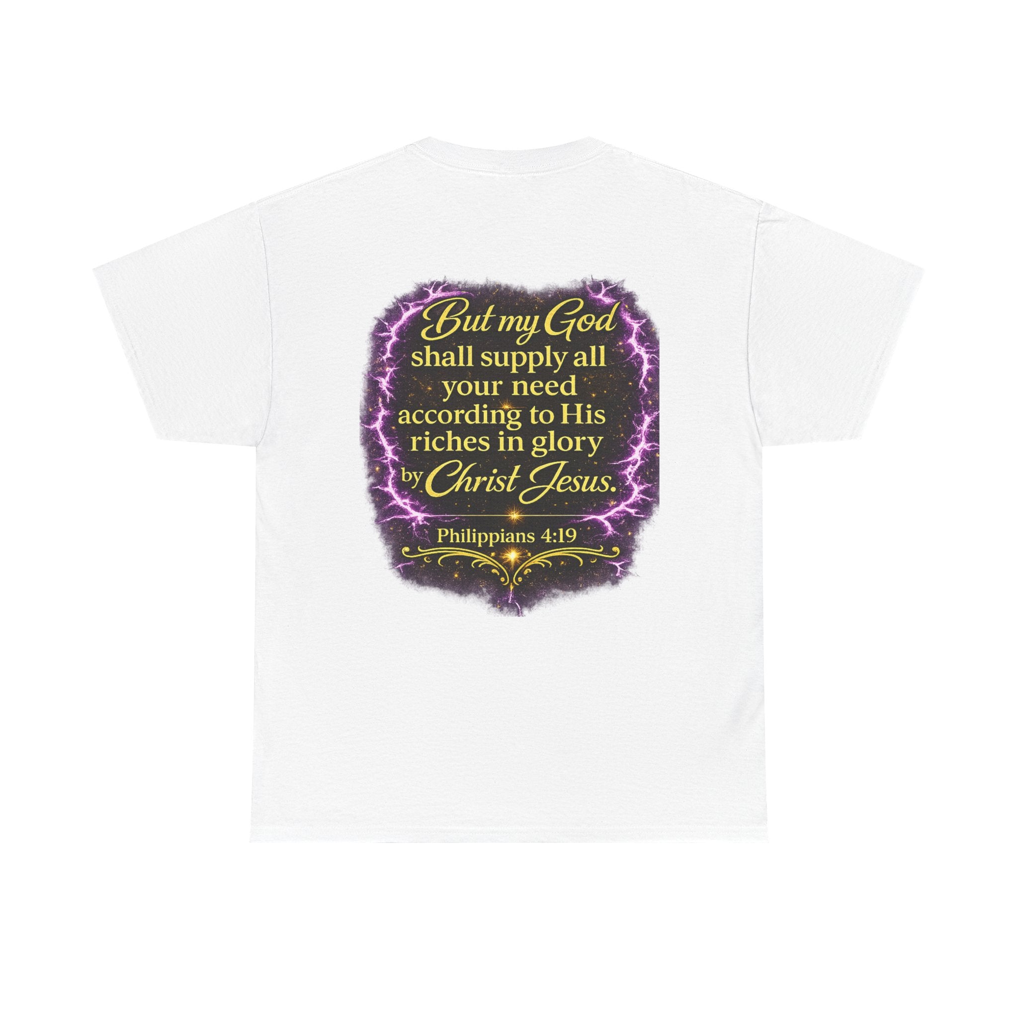 God Is My Source Christian T-Shirt | Philippians 4:19 Faith Graphic Tee