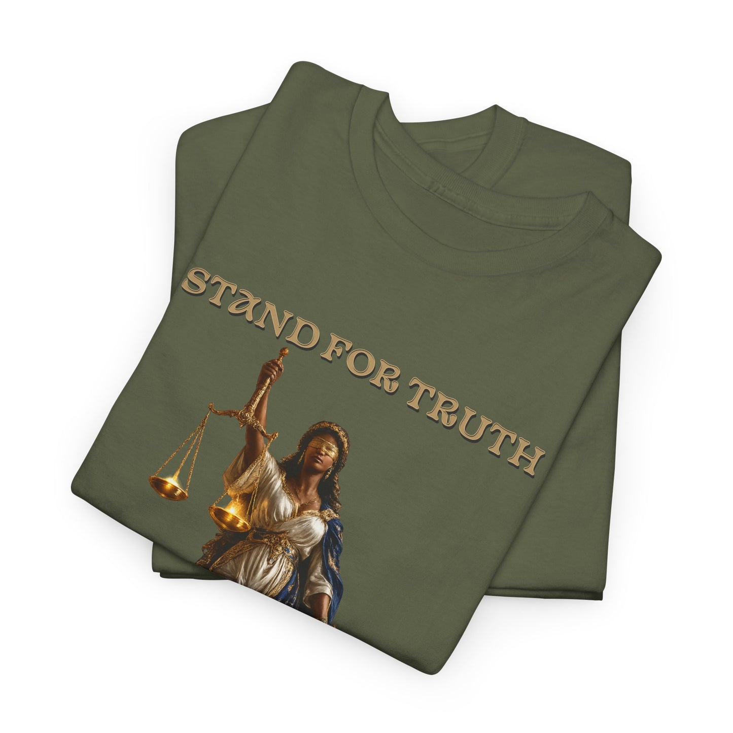 Lady of Justice T-Shirt | Justice Is Truth in Action™ | Scales of Justice Graphic Tee