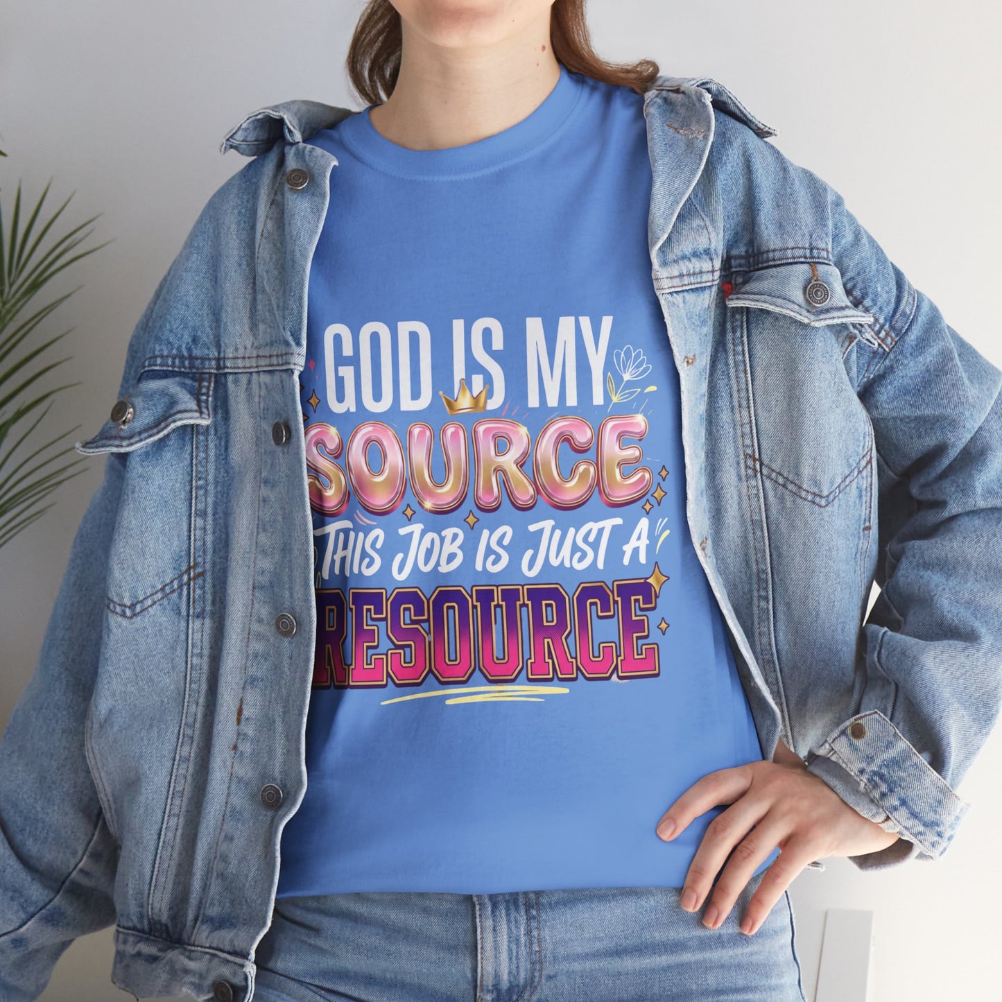 God Is My Source Tee | Inspirational Christian Shirt