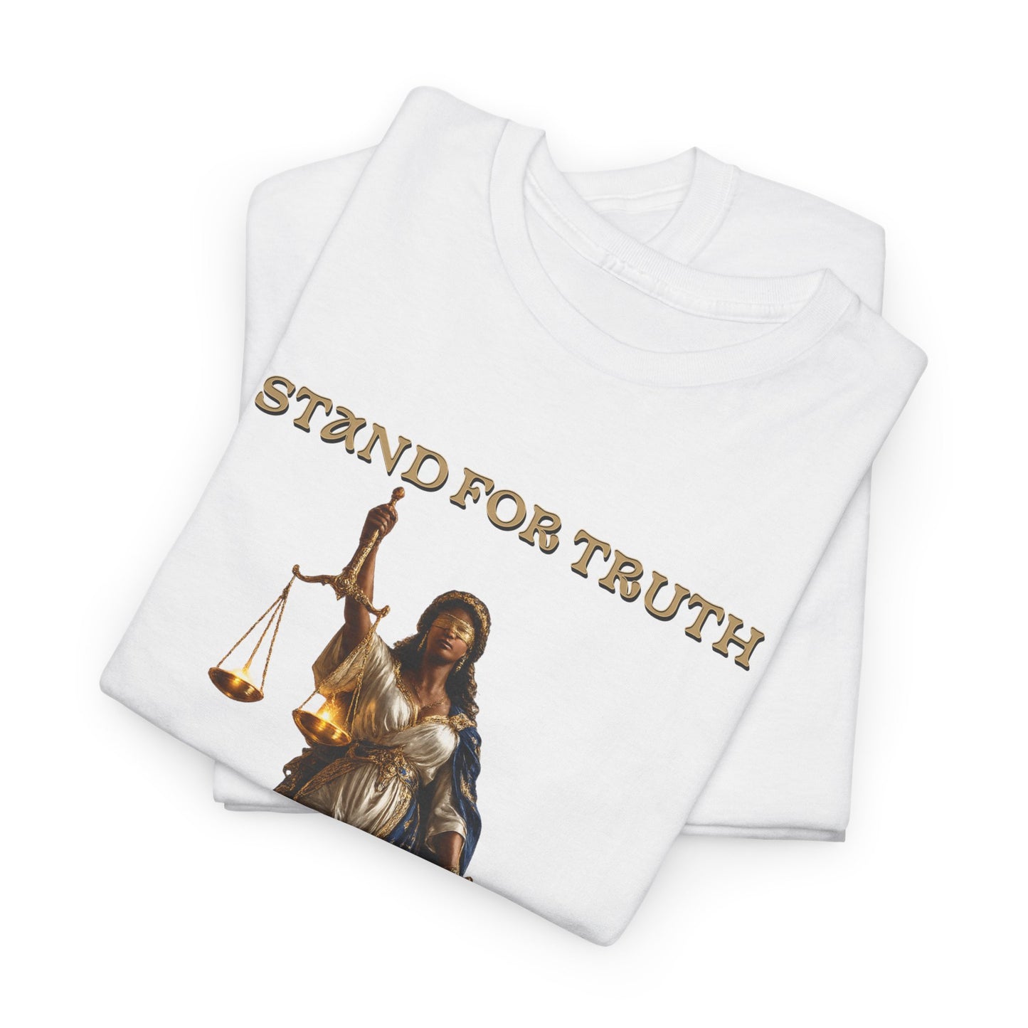 Lady of Justice T-Shirt | Justice Is Truth in Action™ | Scales of Justice Graphic Tee