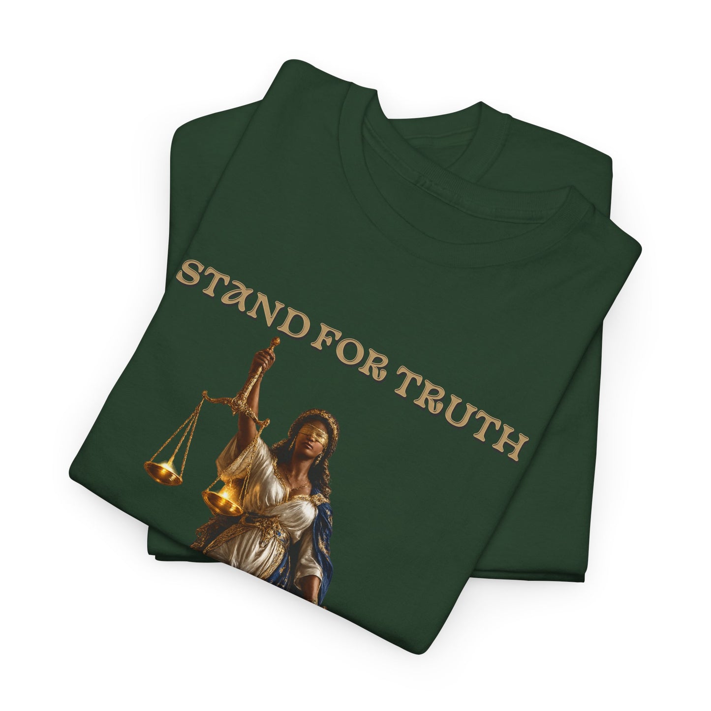 Lady of Justice T-Shirt | Justice Is Truth in Action™ | Scales of Justice Graphic Tee