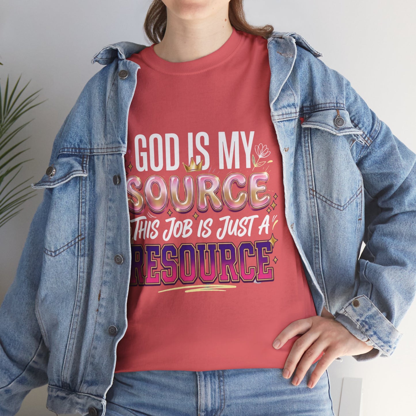 God Is My Source Tee | Inspirational Christian Shirt