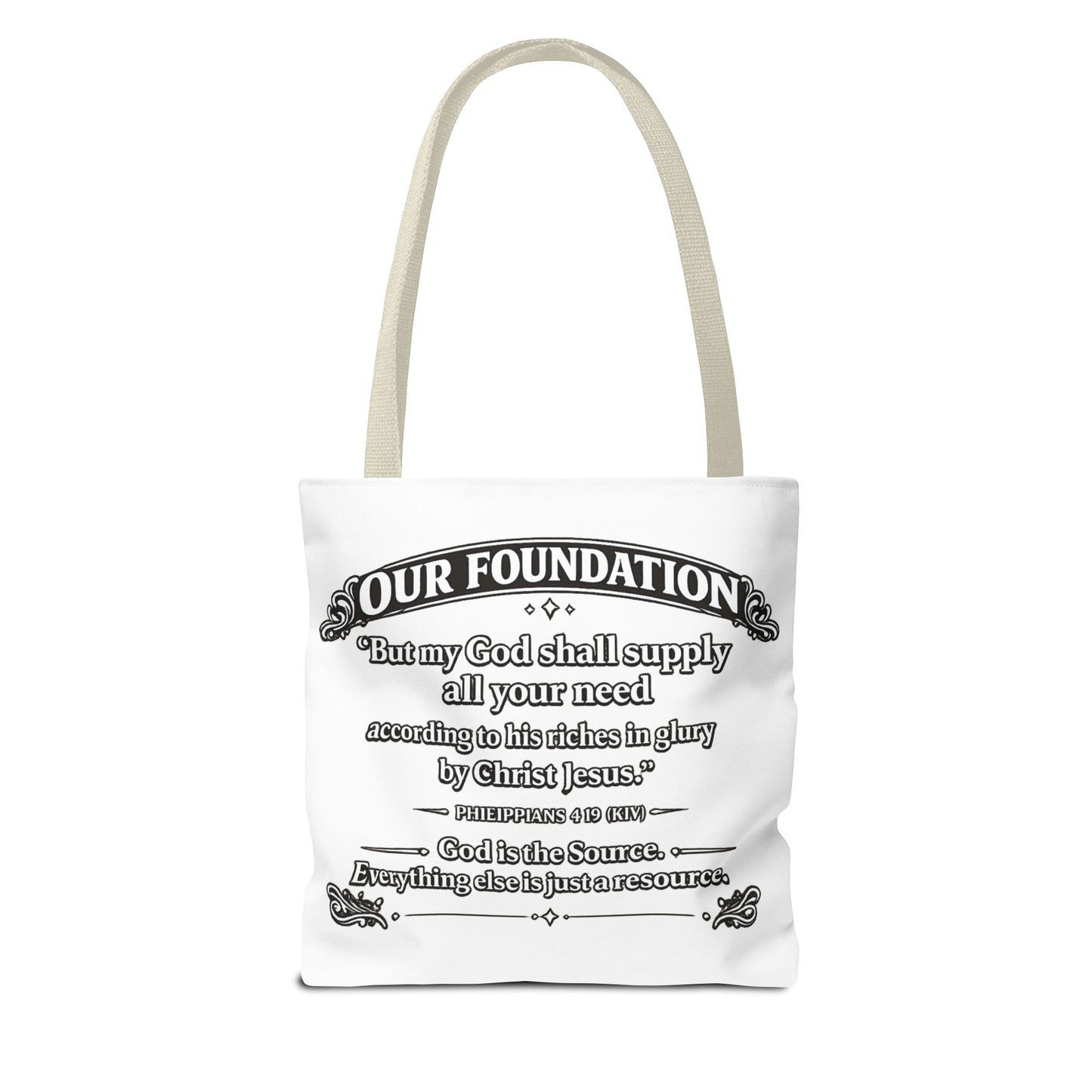 Level Up With God™ Personalized Kids Tote Bag — Upload Your Own Avatar