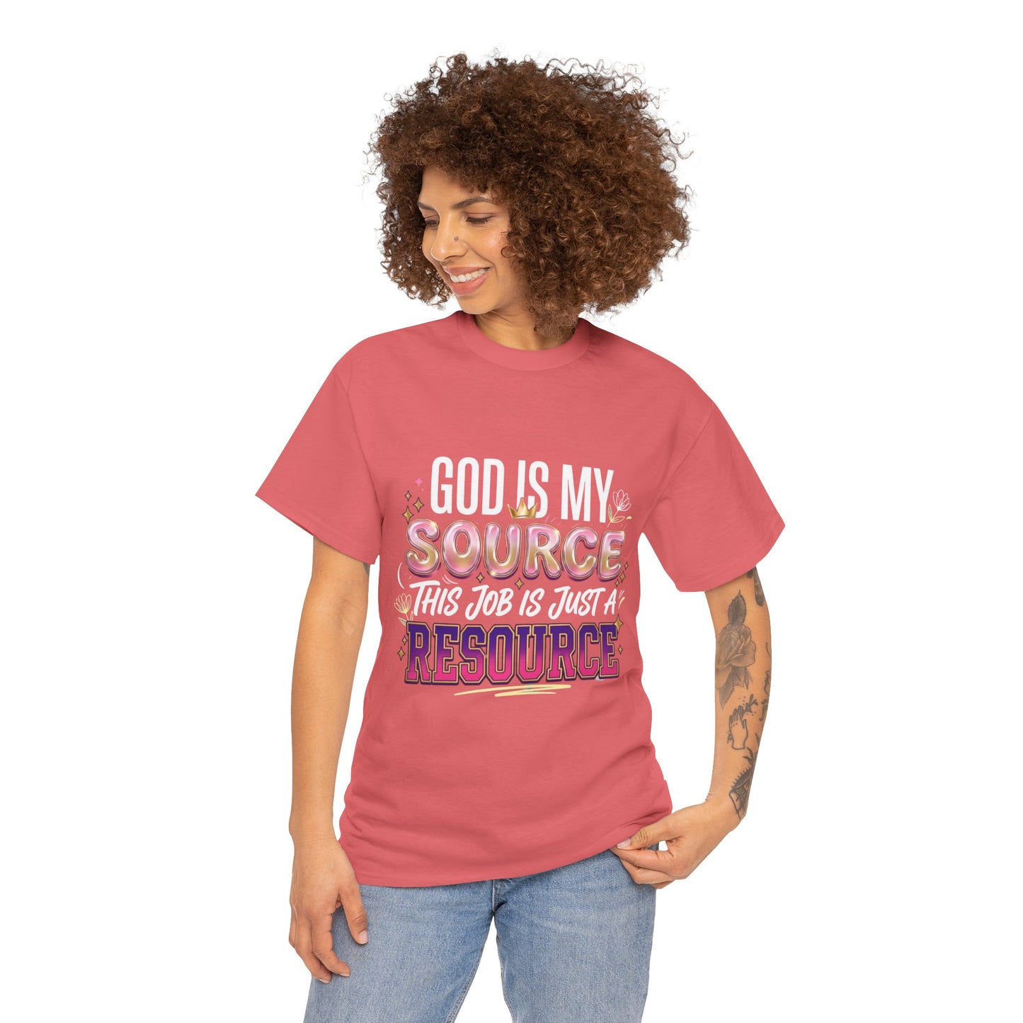 God Is My Source Tee | Inspirational Christian Shirt