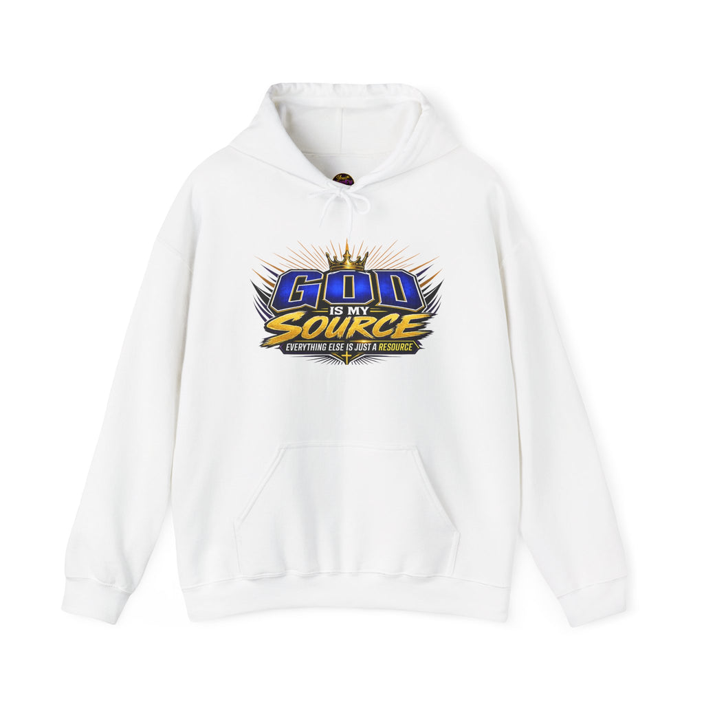 God Is My Source Christian Hoodie | Unisex Graphic Sweatshirt