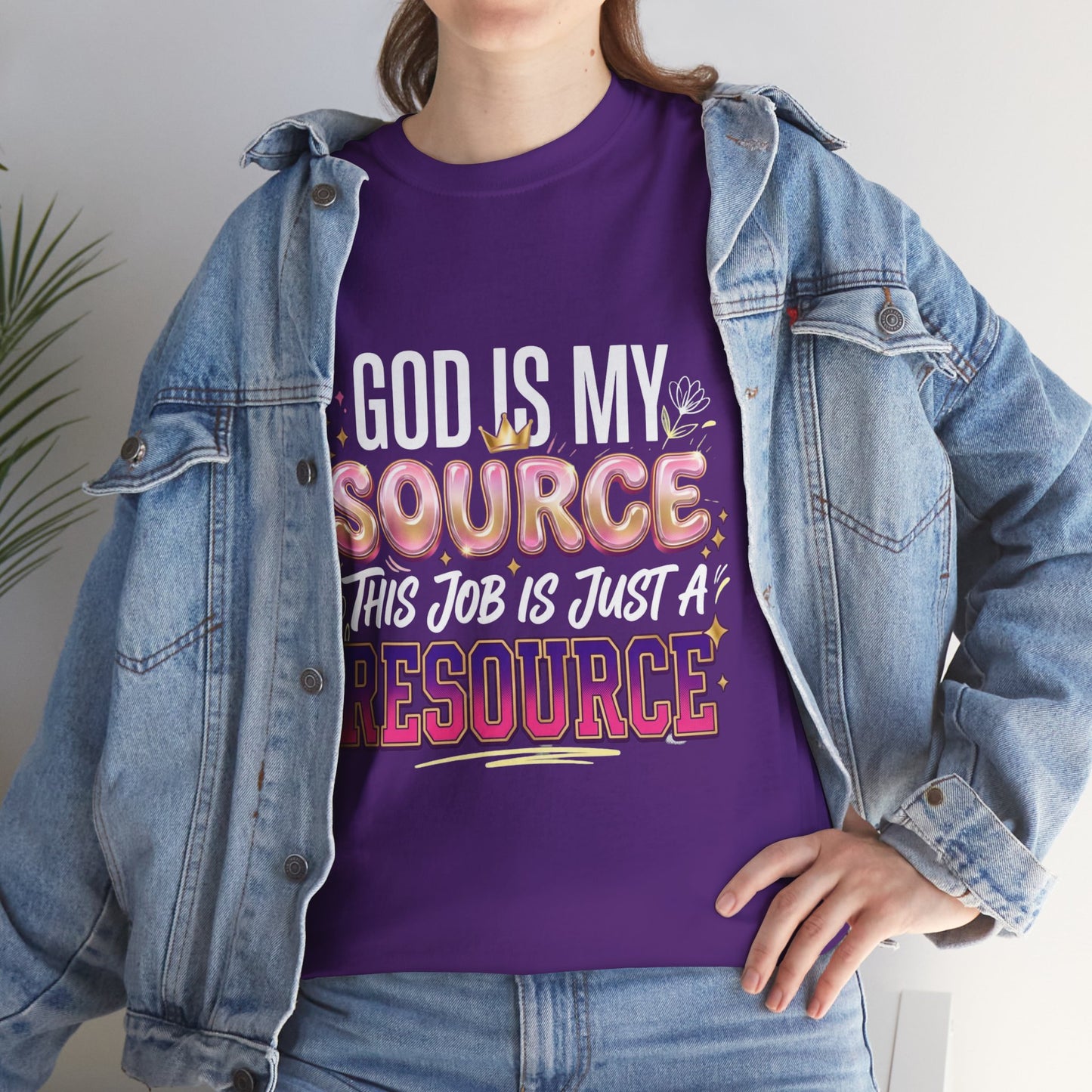 God Is My Source Tee | Inspirational Christian Shirt