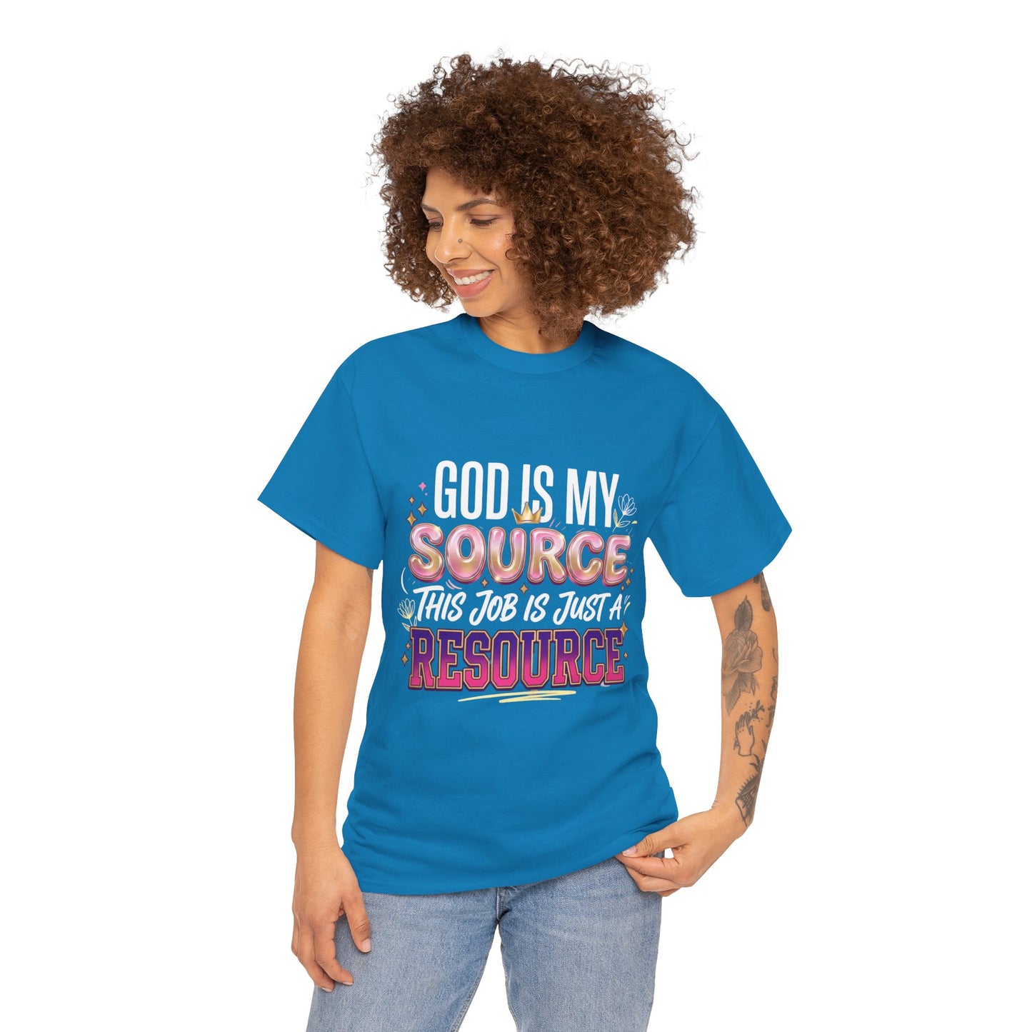 God Is My Source Tee | Inspirational Christian Shirt