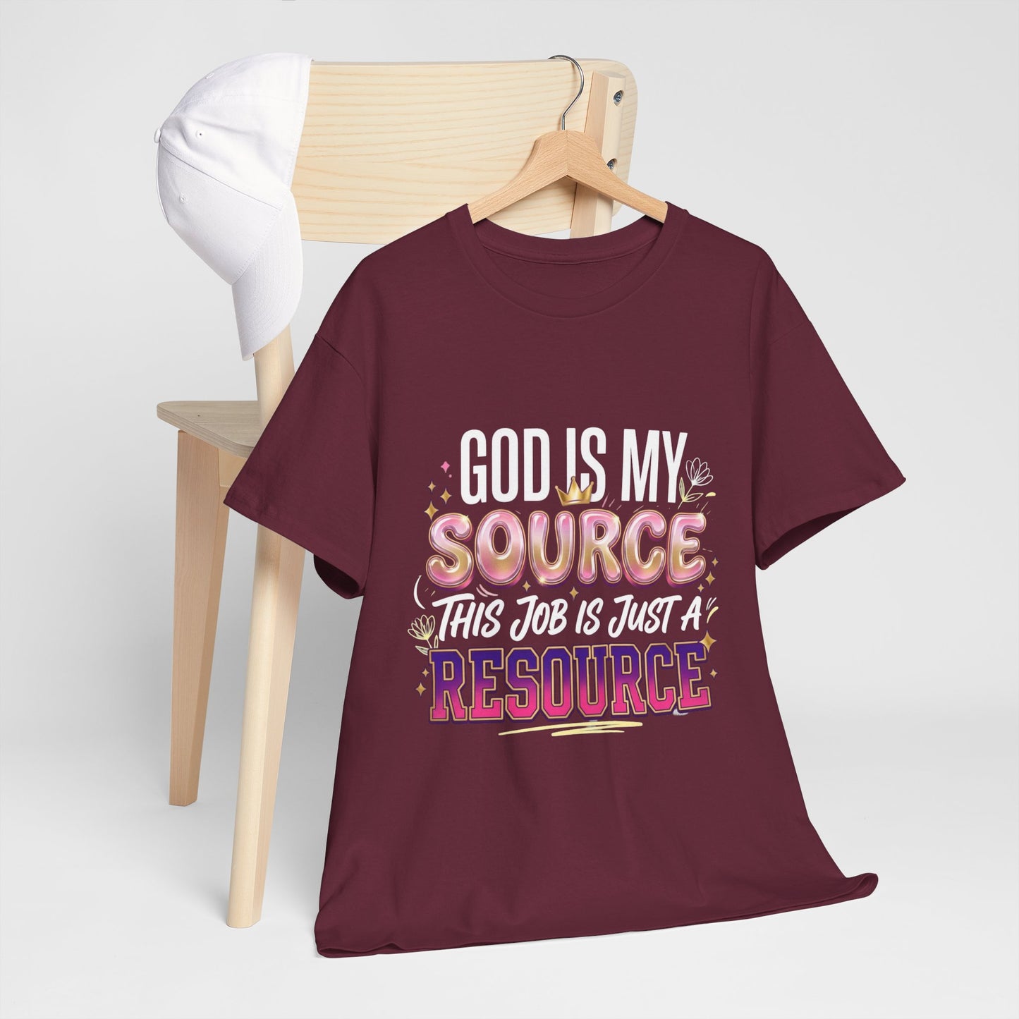 God Is My Source Tee | Inspirational Christian Shirt