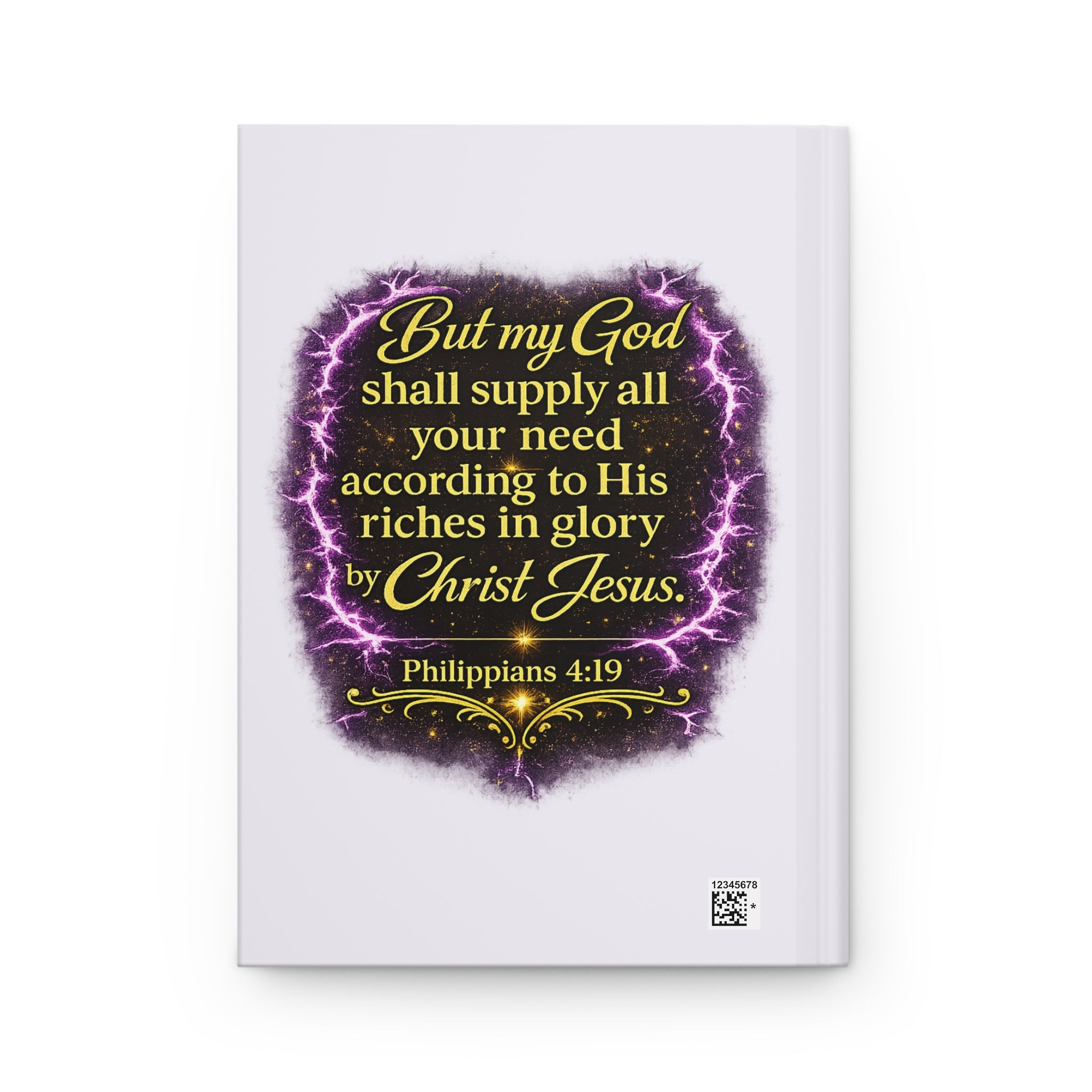 God Is My Source Hardcover Journal | Christian Scripture Philippians 4:19
