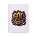 God Is My Source Hardcover Journal | Christian Scripture Philippians 4:19