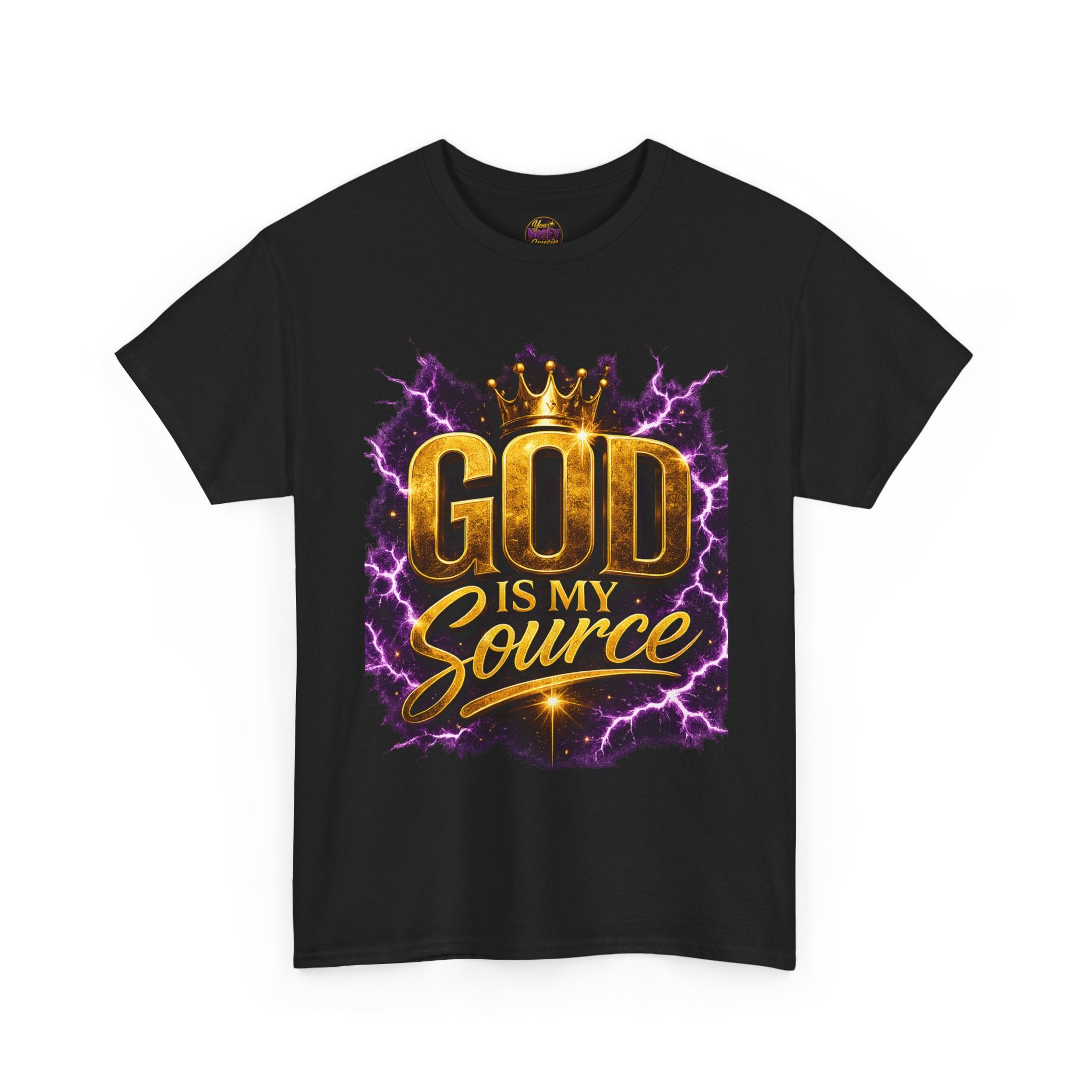God Is My Source Christian T-Shirt | Philippians 4:19 Faith Graphic Tee