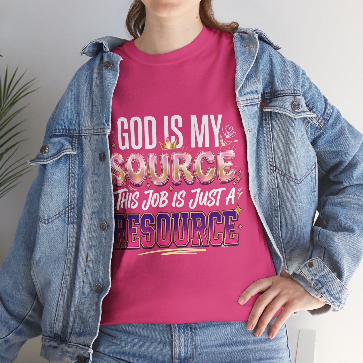 God Is My Source Tee | Inspirational Christian Shirt