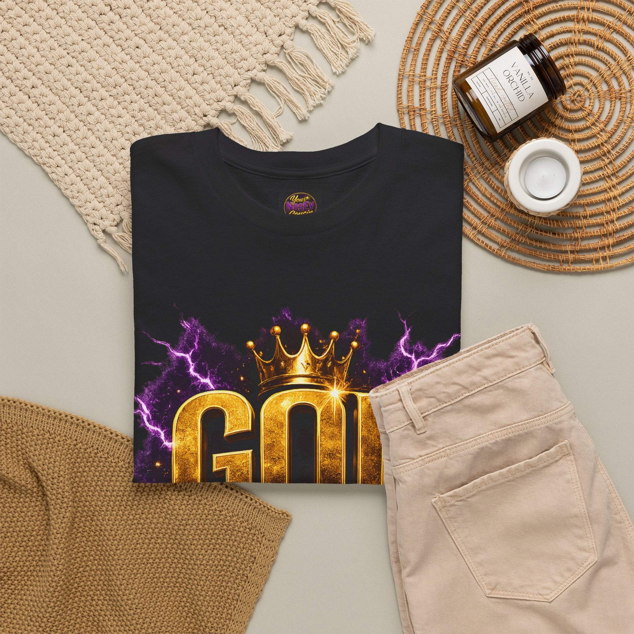 God Is My Source Christian T-Shirt | Philippians 4:19 Faith Graphic Tee