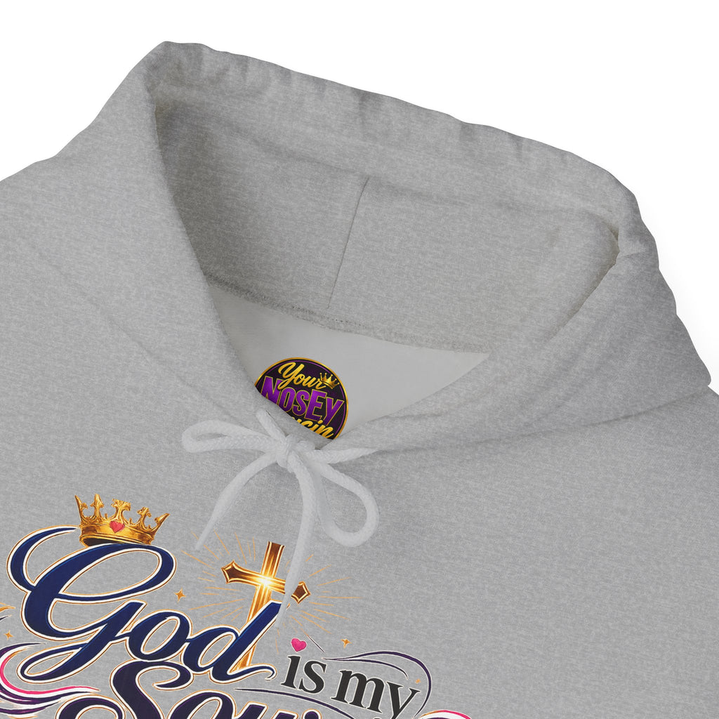 God Is My Source Hoodie | Christian Faith Sweatshirt | Inspirational Pullover