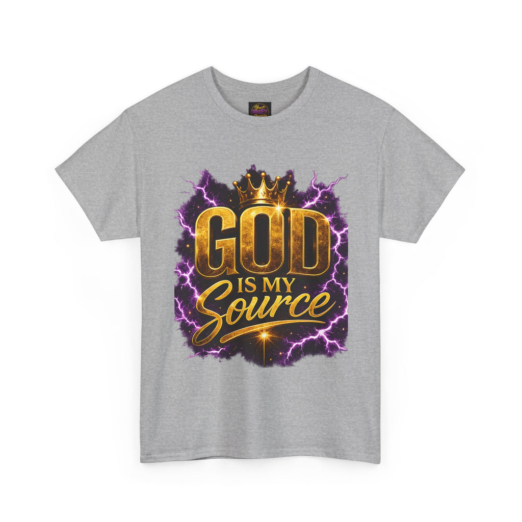 God Is My Source Christian T-Shirt | Philippians 4:19 Faith Graphic Tee