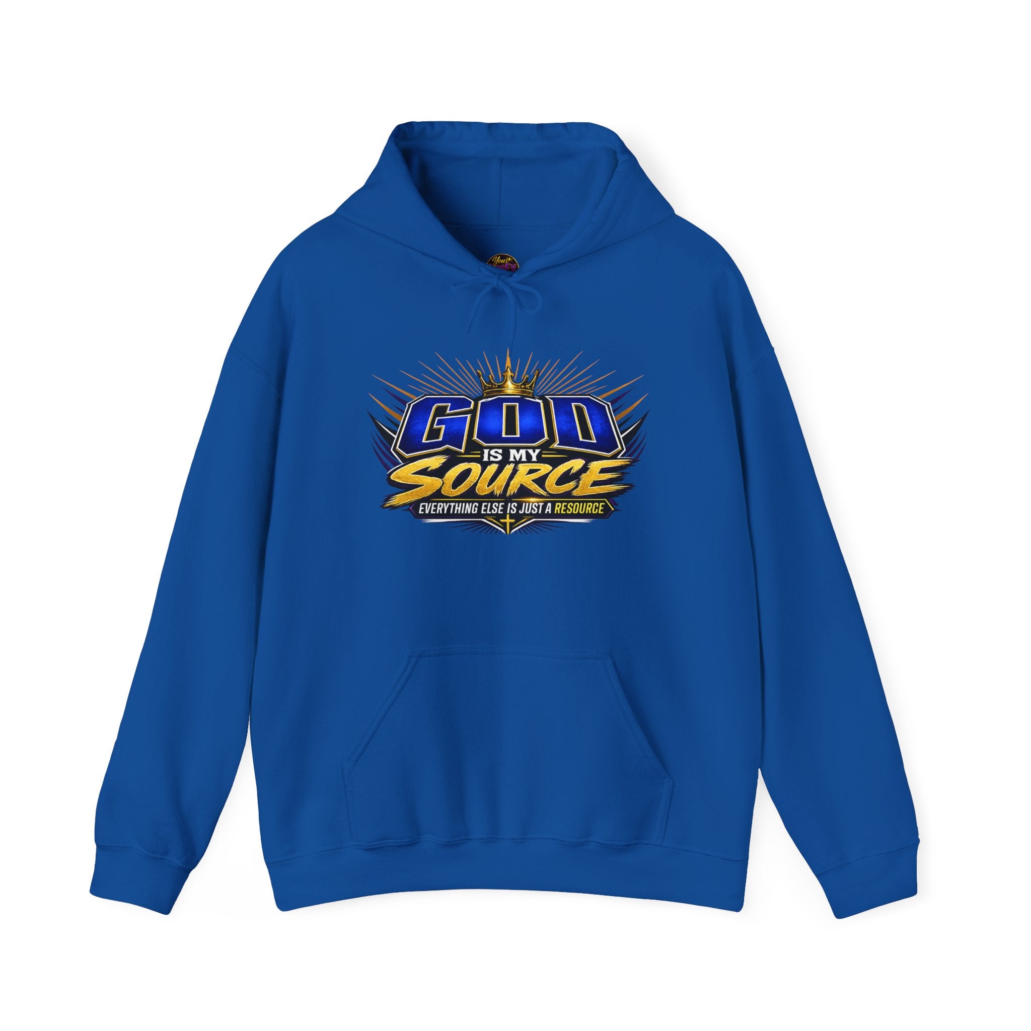 God Is My Source Christian Hoodie | Unisex Graphic Sweatshirt