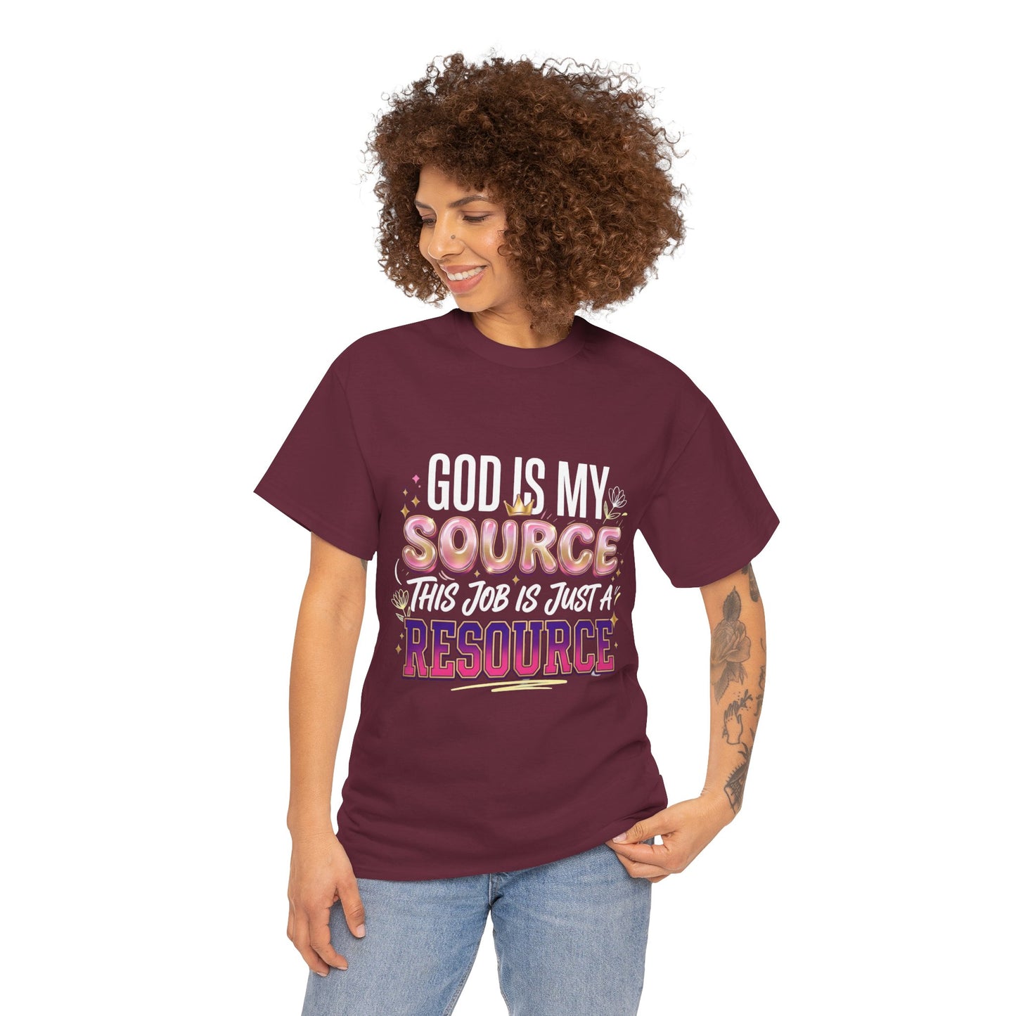 God Is My Source Tee | Inspirational Christian Shirt