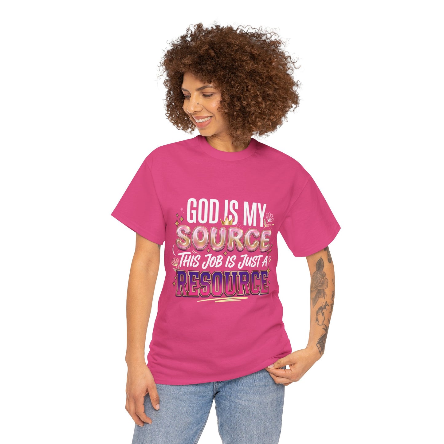 God Is My Source Tee | Inspirational Christian Shirt
