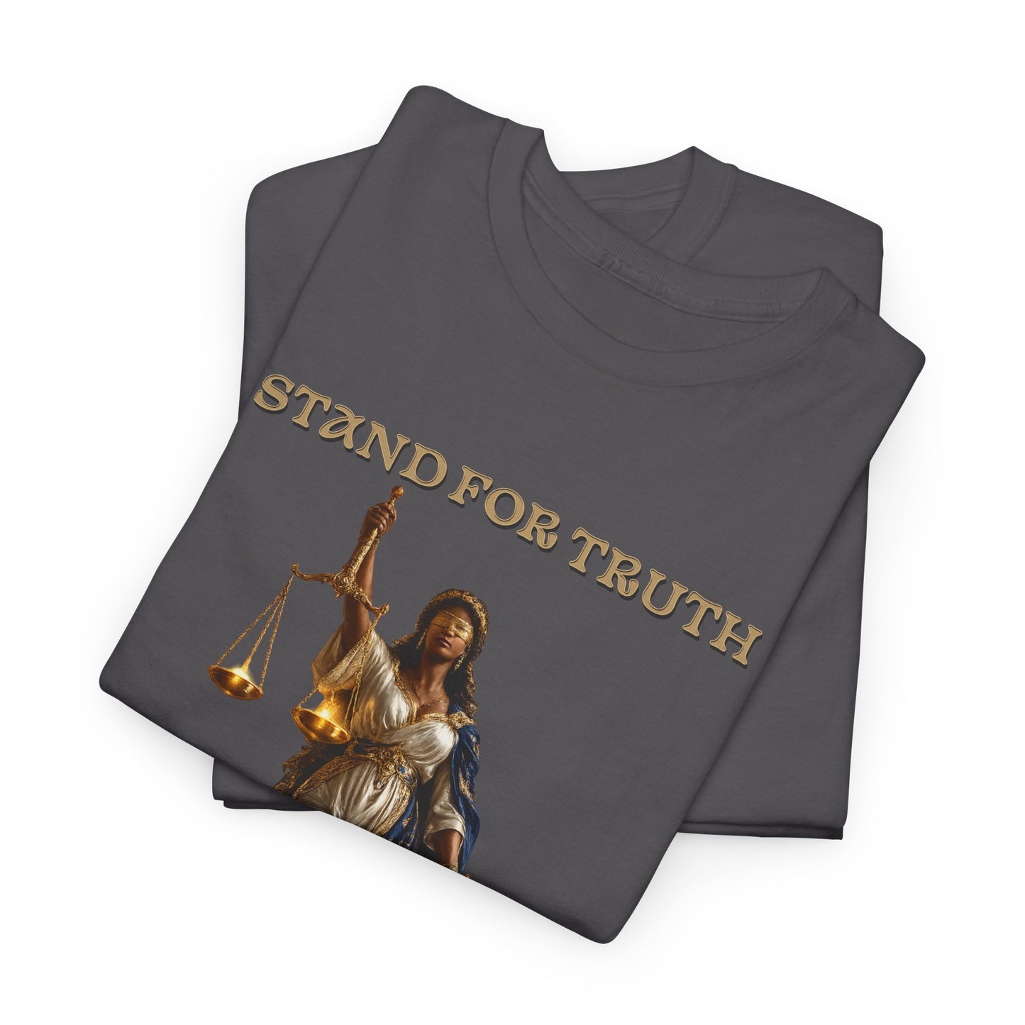 Lady of Justice T-Shirt | Justice Is Truth in Action™ | Scales of Justice Graphic Tee