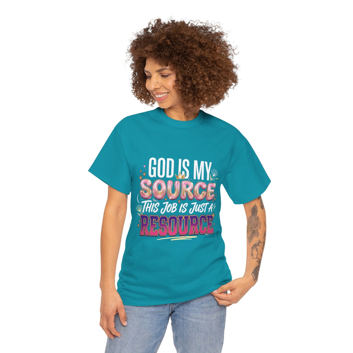 God Is My Source Tee | Inspirational Christian Shirt