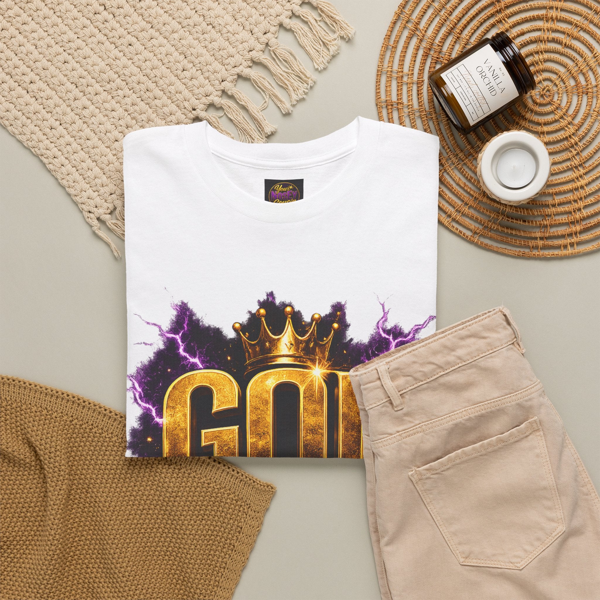 God Is My Source Christian T-Shirt | Philippians 4:19 Faith Graphic Tee