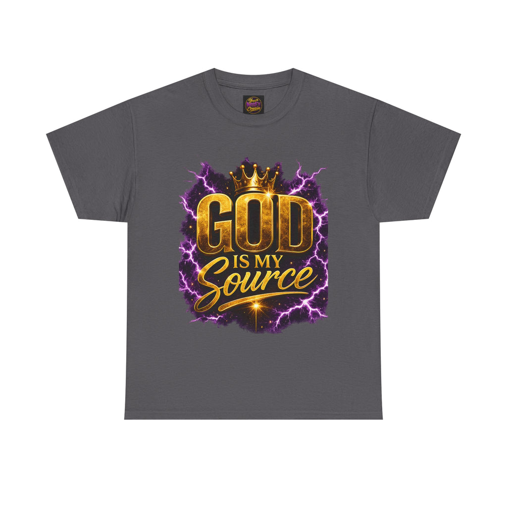 God Is My Source Christian T-Shirt | Philippians 4:19 Faith Graphic Tee