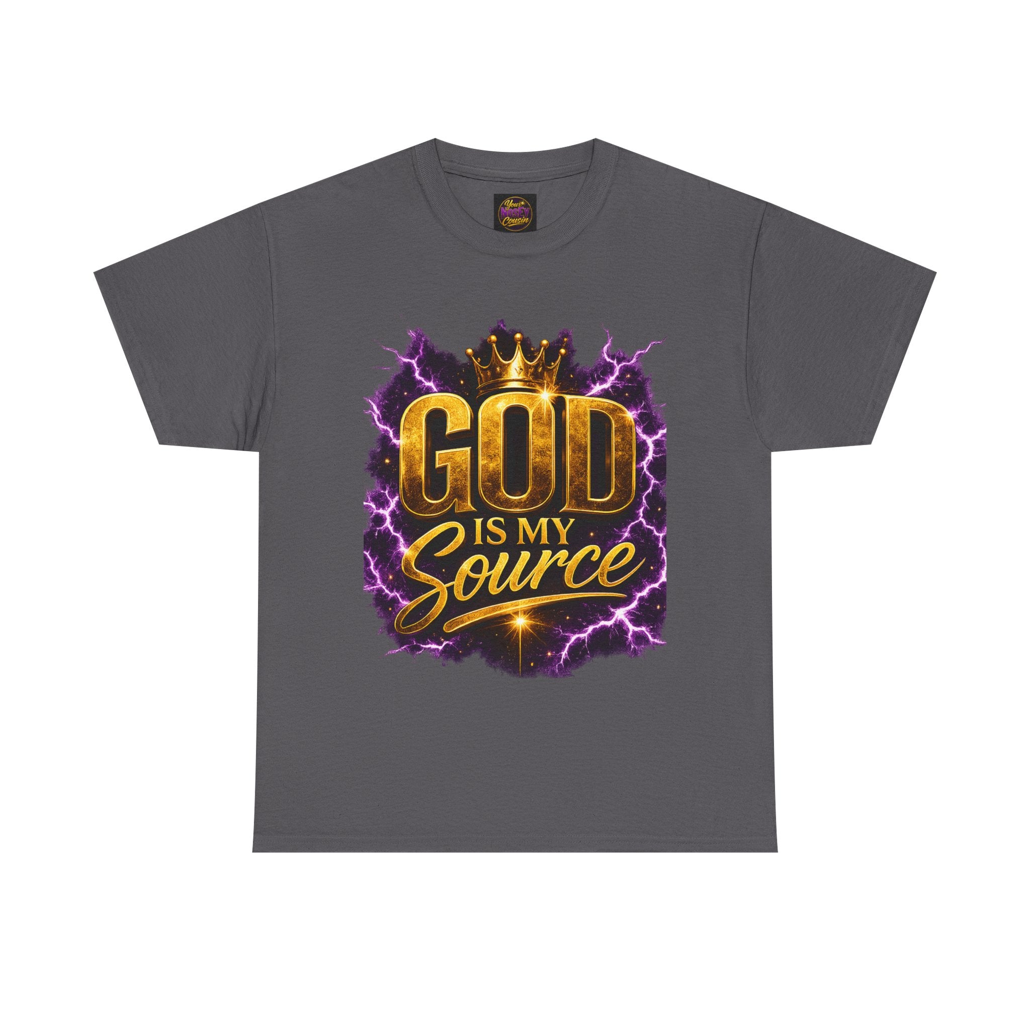 God Is My Source Christian T-Shirt | Philippians 4:19 Faith Graphic Tee