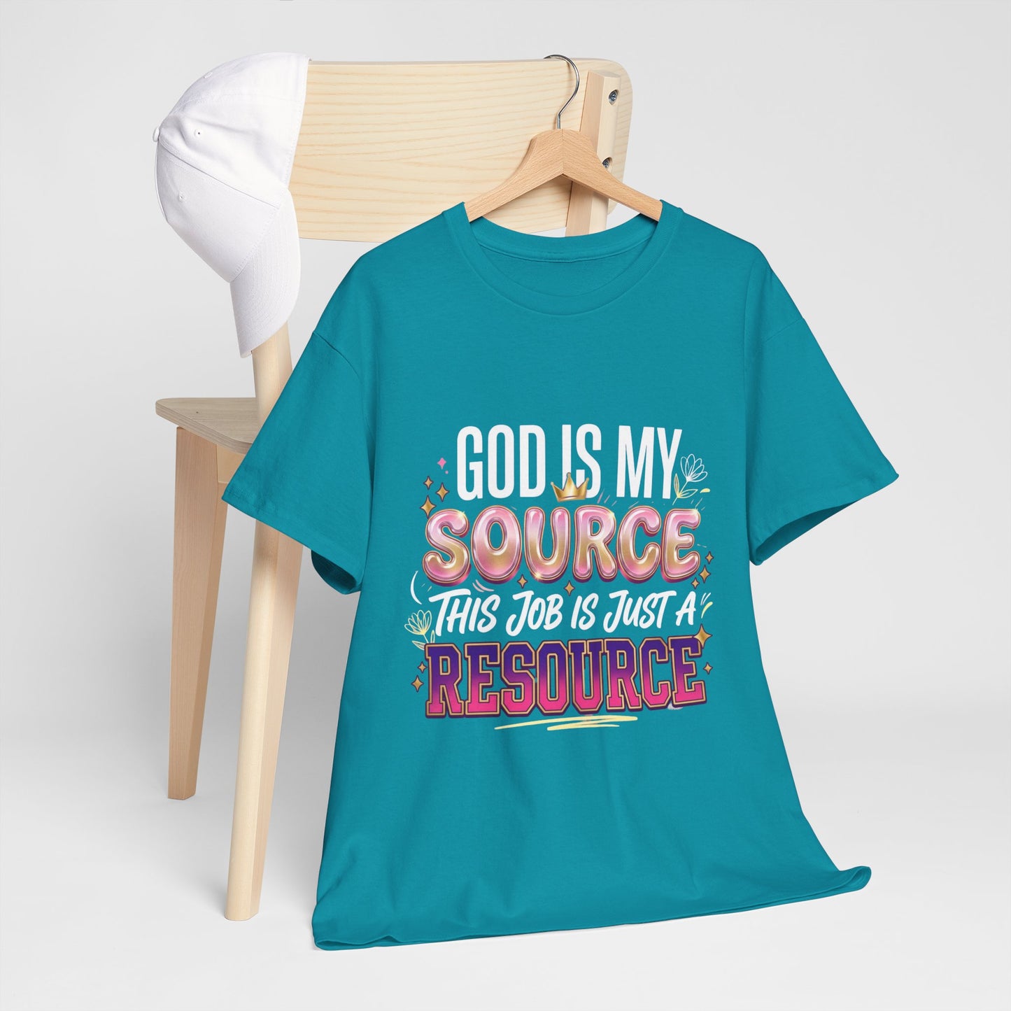 God Is My Source Tee | Inspirational Christian Shirt