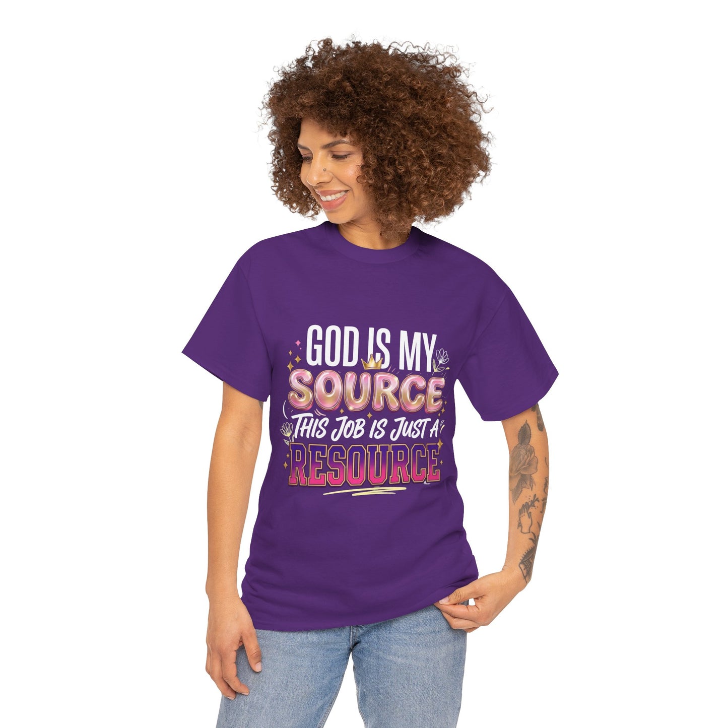 God Is My Source Tee | Inspirational Christian Shirt