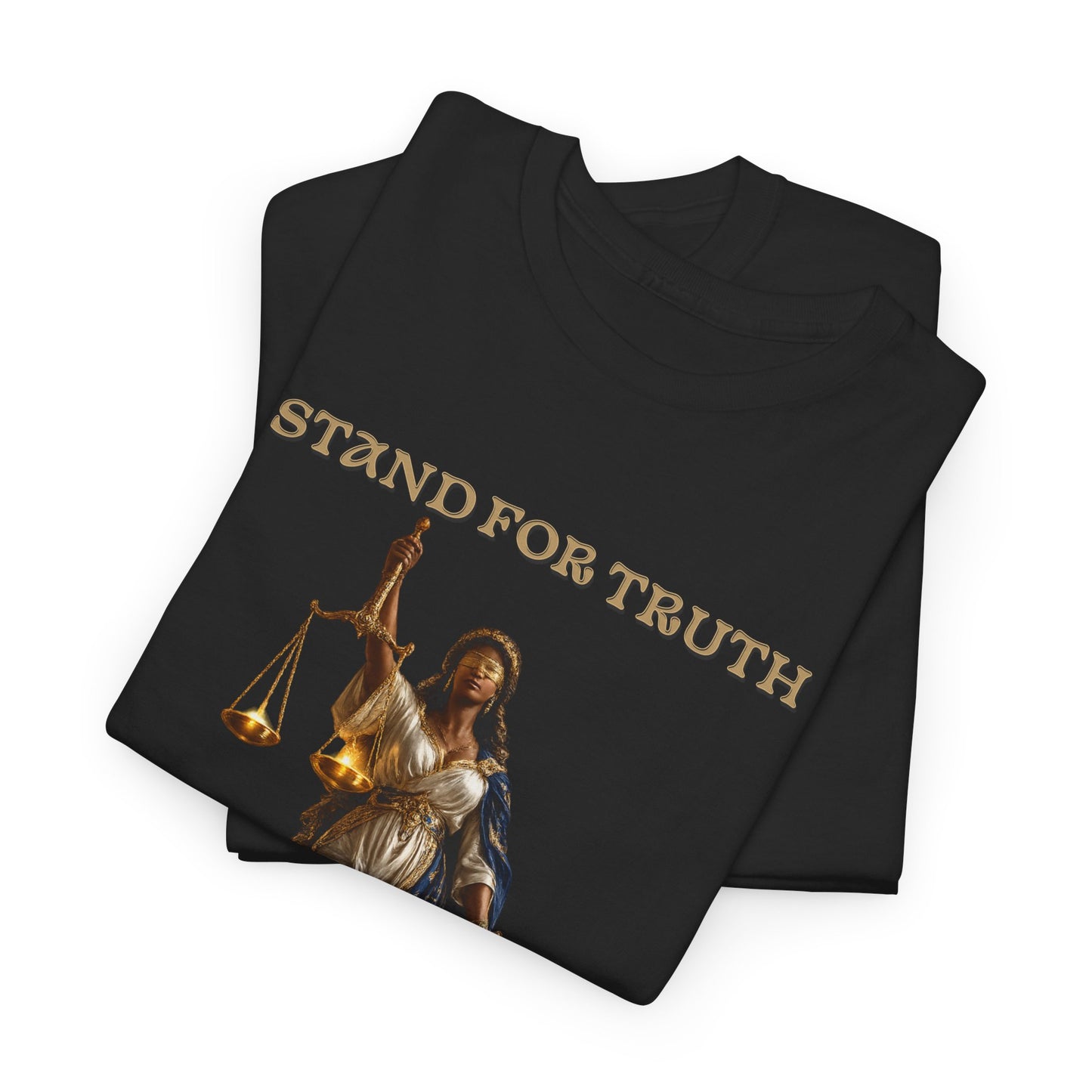 Lady of Justice T-Shirt | Justice Is Truth in Action™ | Scales of Justice Graphic Tee