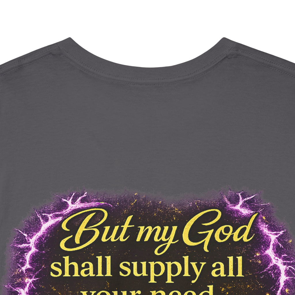 God Is My Source Christian T-Shirt | Philippians 4:19 Faith Graphic Tee
